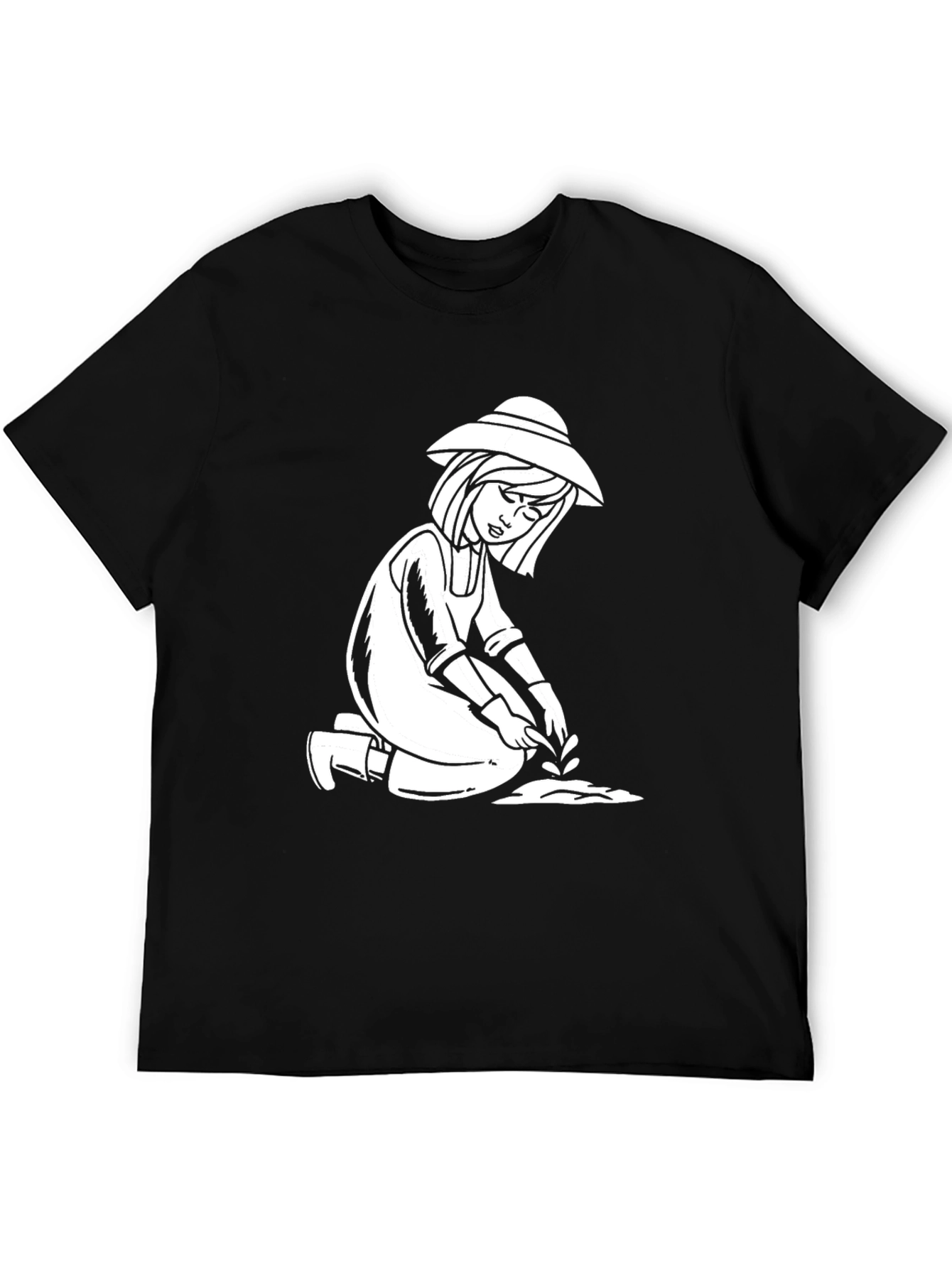Gardener Graphic Tee - Black Unisex T-Shirt