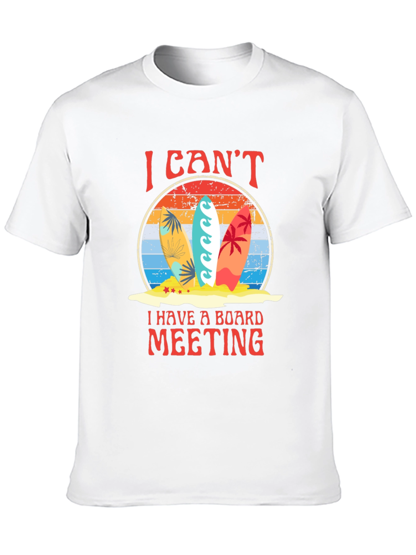Surfboard Board Meeting Graphic Tee