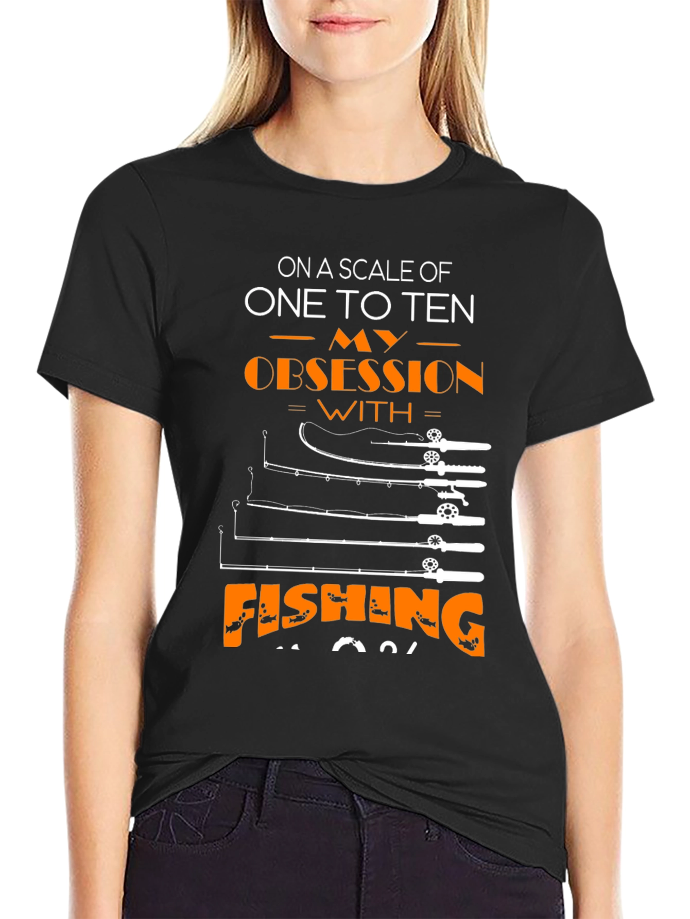 Fishing Obsession T-Shirt - Scale of Ten!