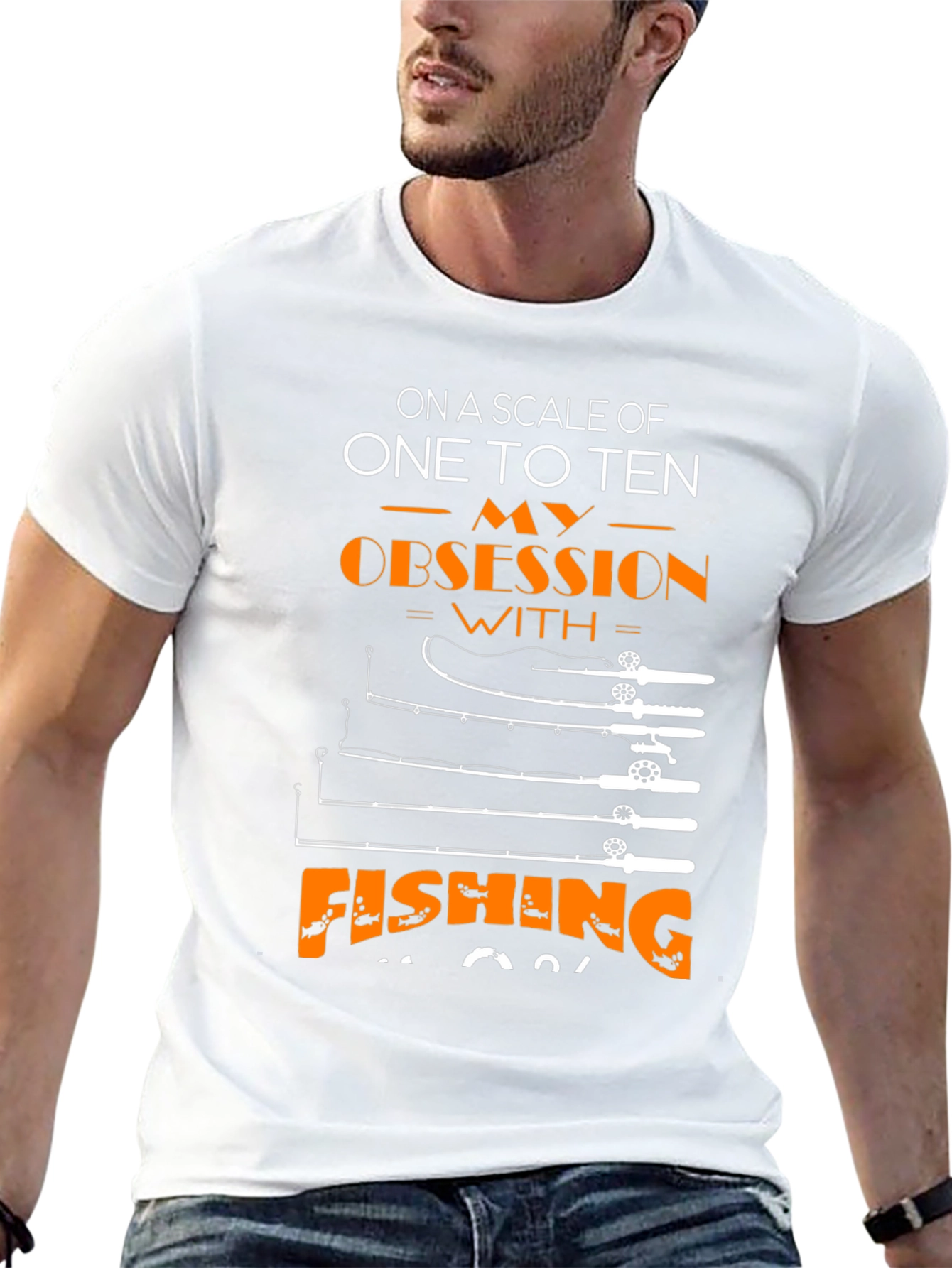 Fishing Obsession T-Shirt - Scale of Ten!