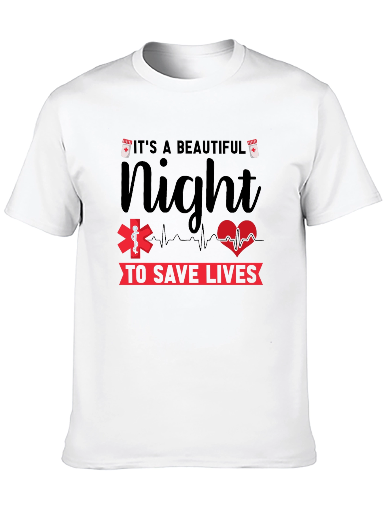 Beautiful Night Save Lives Graphic Tee