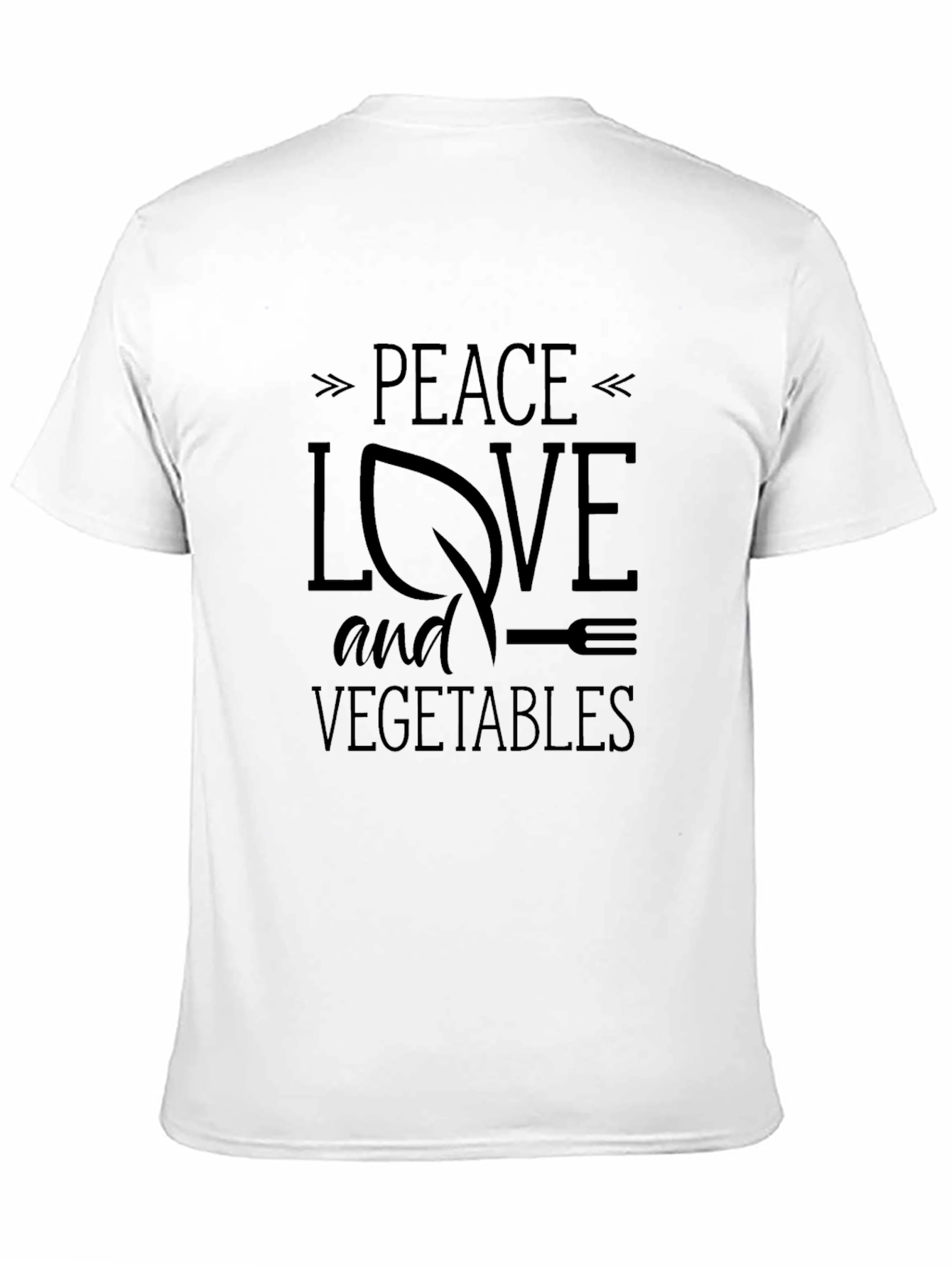 Peace Love and Vegetables T-Shirt - Vegan Tee