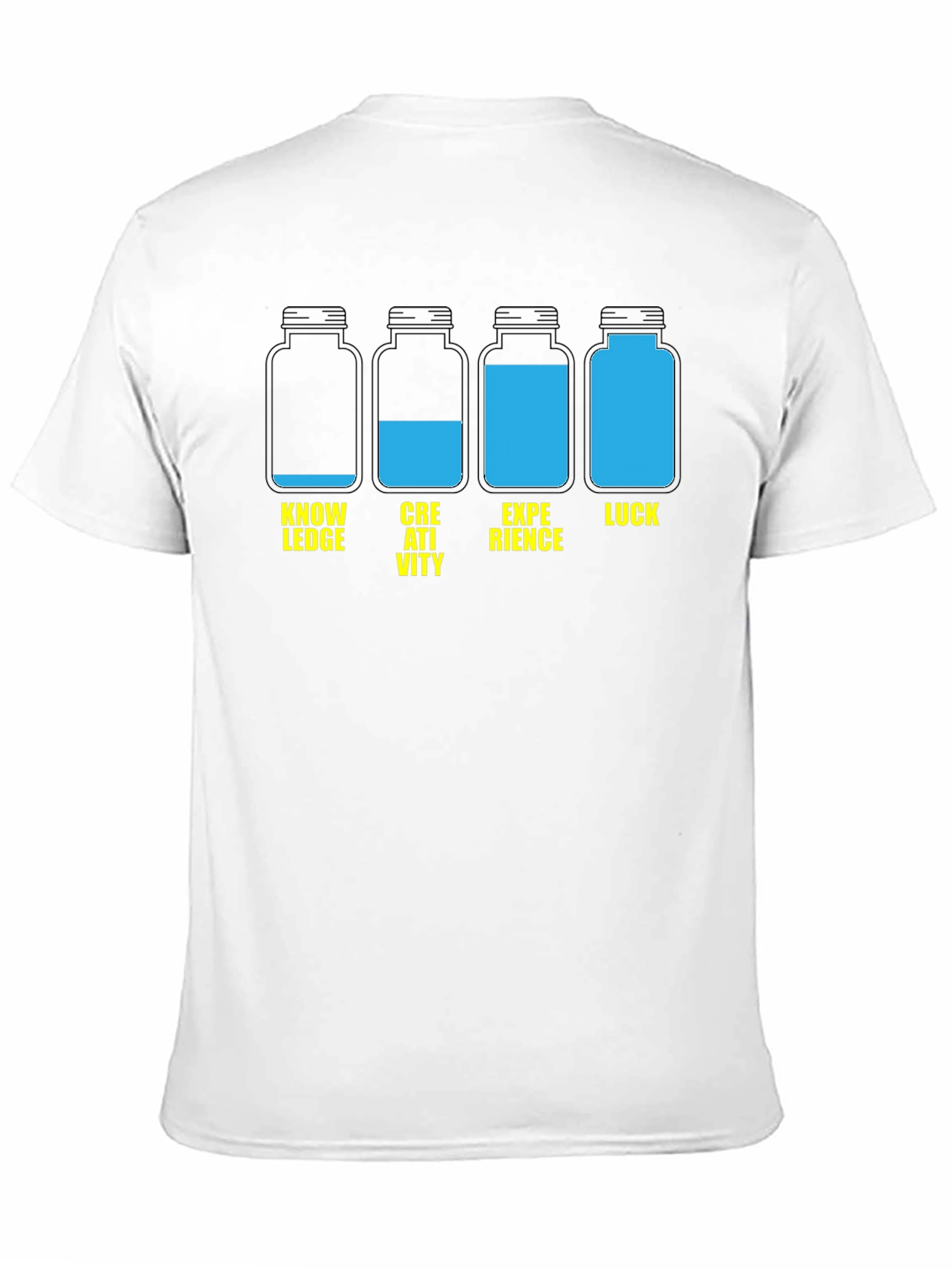 Knowledge Creativity Luck Graphic Tee