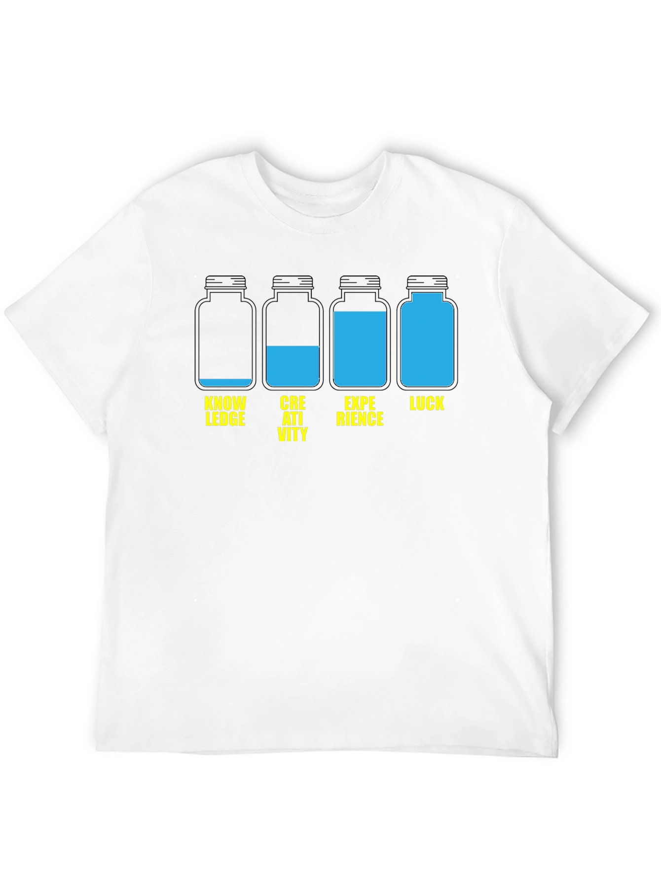 Knowledge Creativity Luck Graphic Tee
