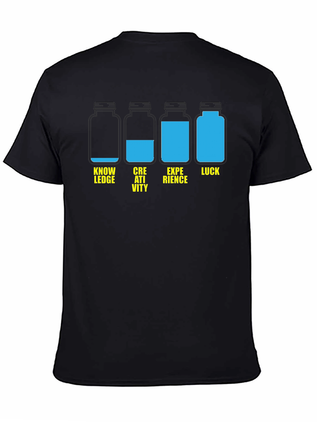 Knowledge Creativity Luck Graphic Tee