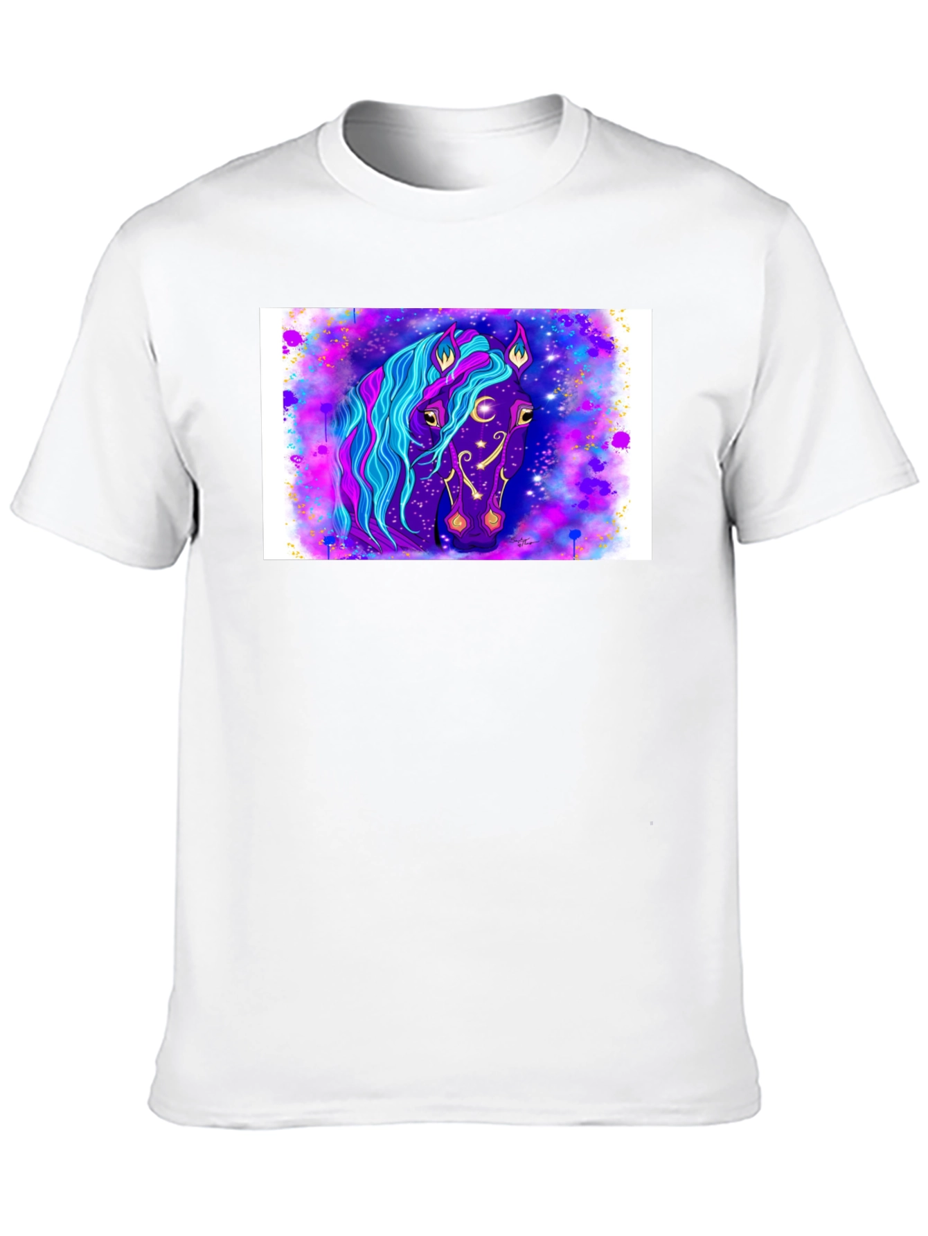 Mystic Horse Tee - Galaxy Art T-Shirt