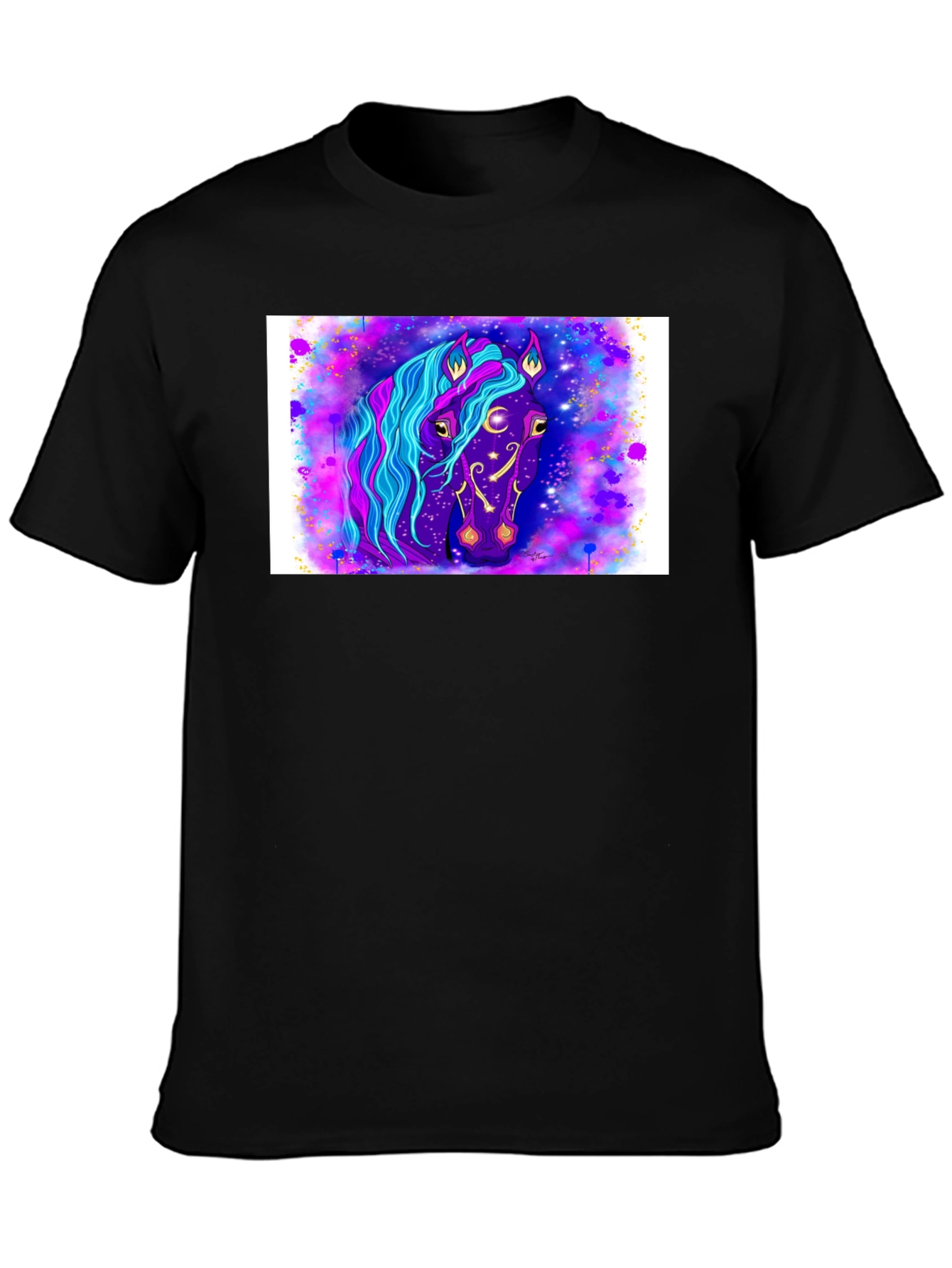 Mystic Horse Tee - Galaxy Art T-Shirt