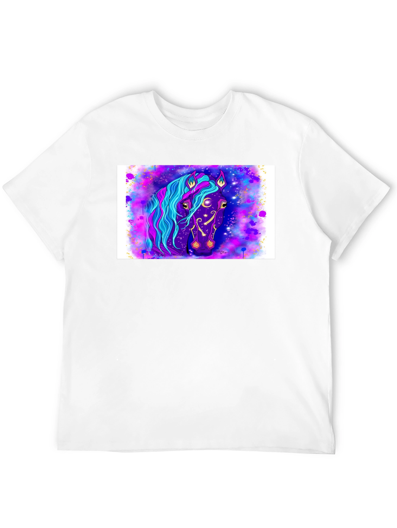 Mystic Horse Tee - Galaxy Art T-Shirt