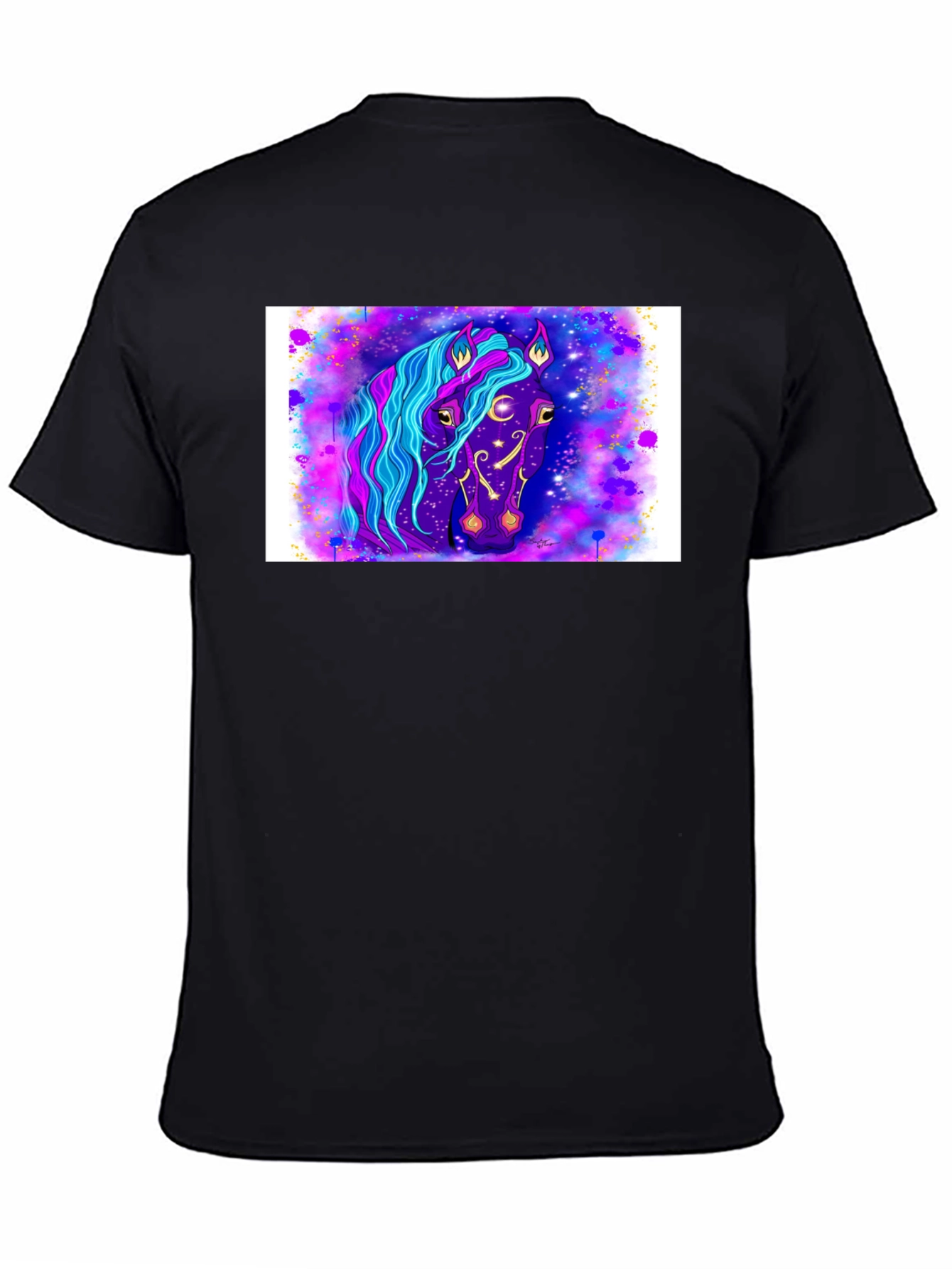 Mystic Horse Tee - Galaxy Art T-Shirt