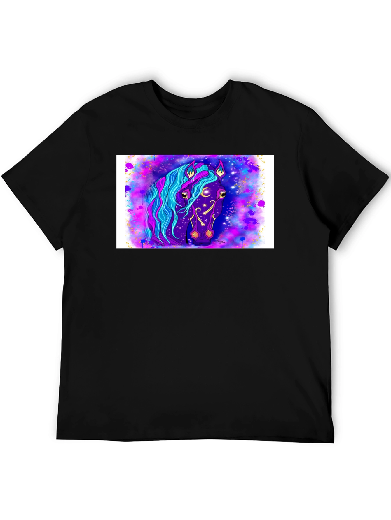 Mystic Horse Tee - Galaxy Art T-Shirt