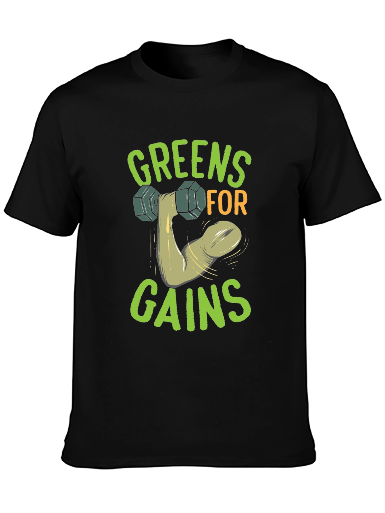 Greens For Gains Graphic T-Shirt