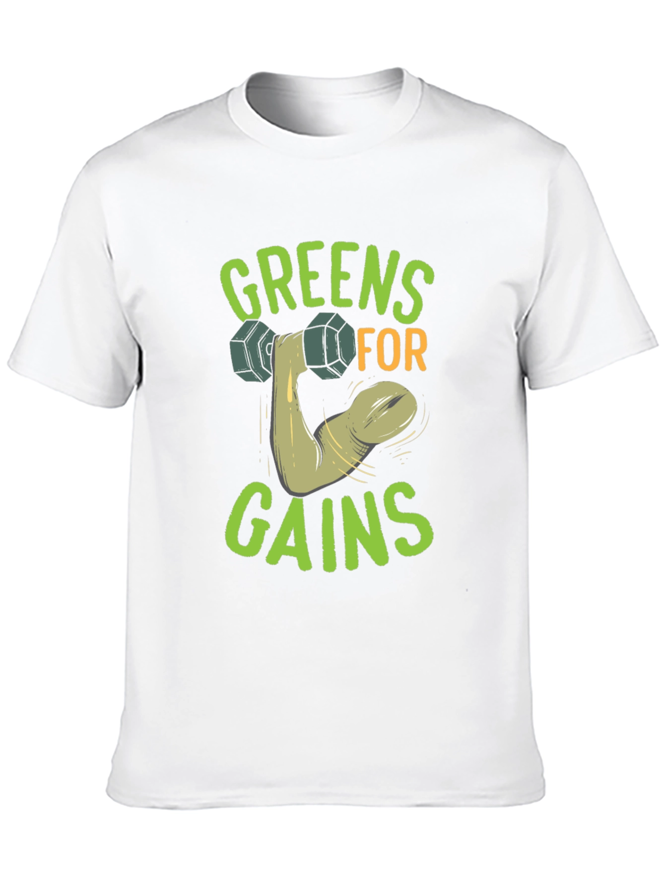 Greens For Gains Graphic T-Shirt