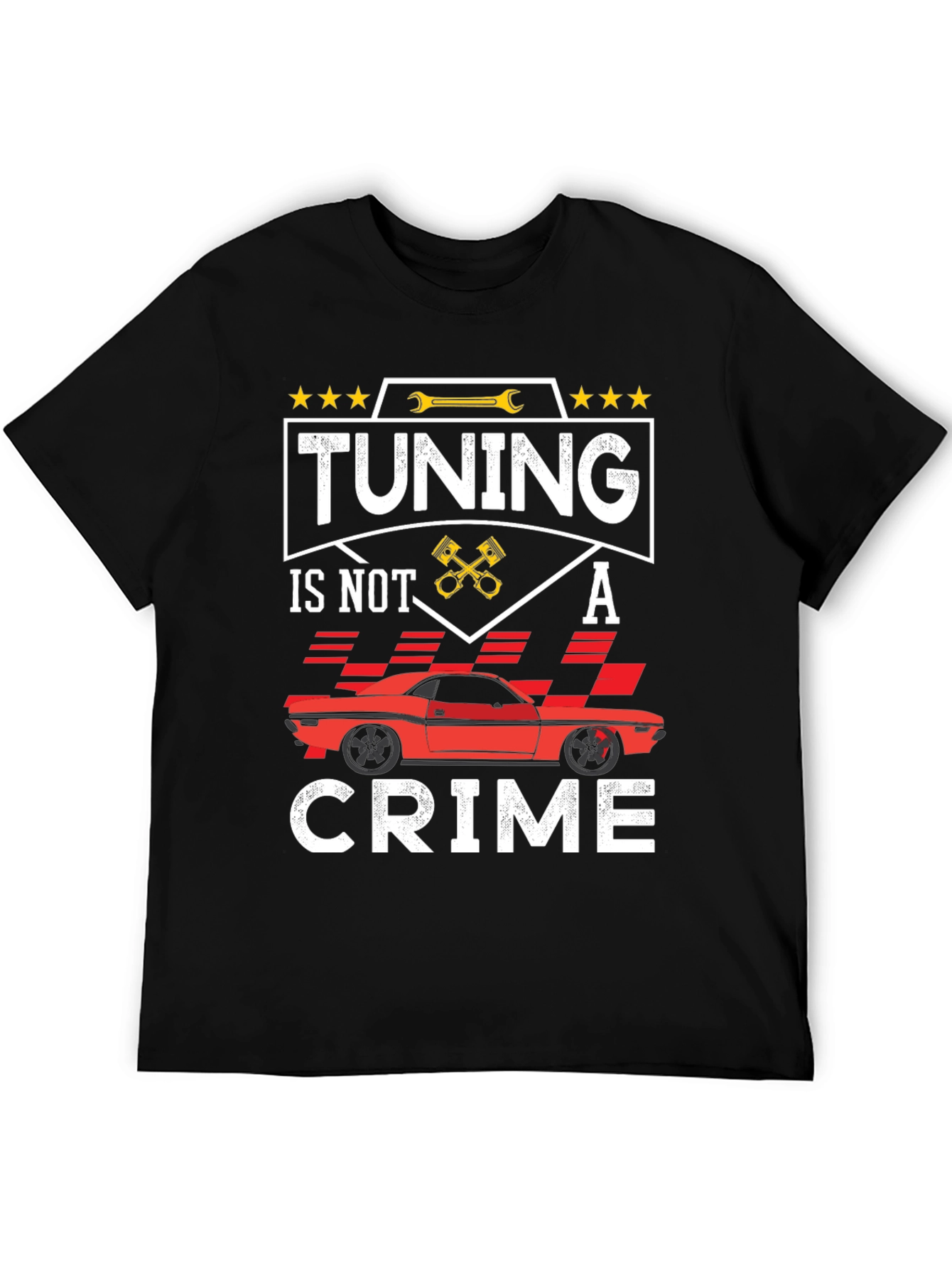 Tuning Is Not A Crime Graphic T-Shirt