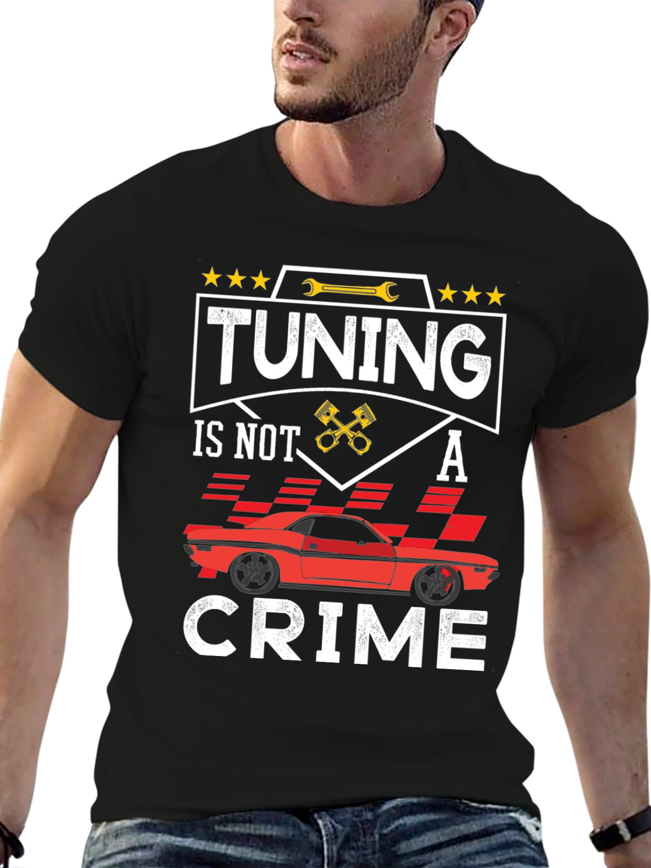 Tuning Is Not A Crime Graphic T-Shirt