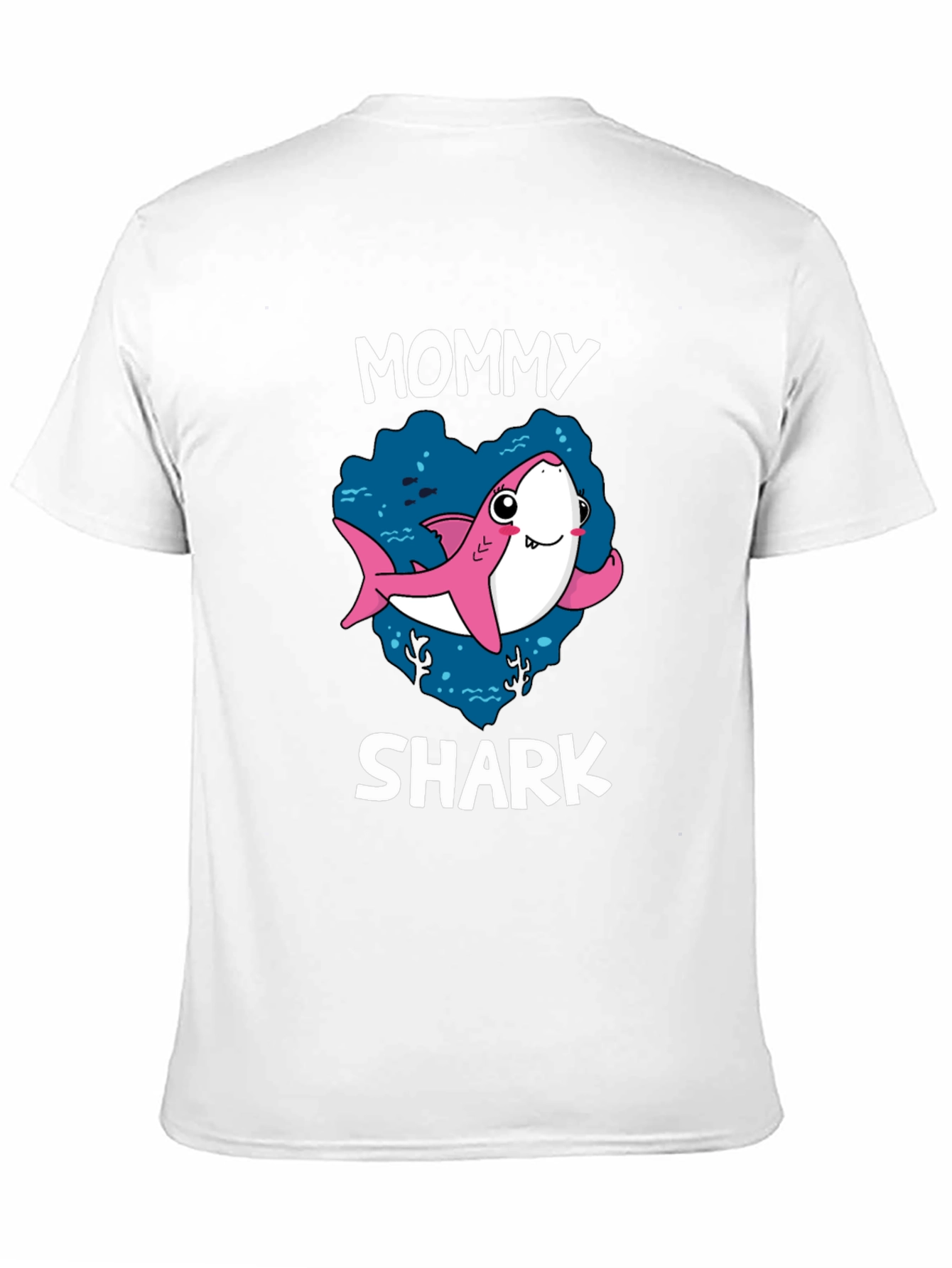 Mommy Shark Black Graphic T-Shirt