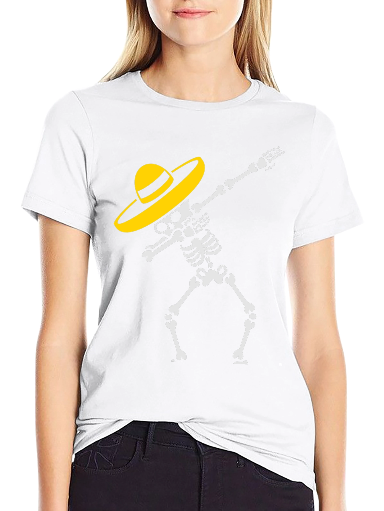 Dabbing Skeleton T-Shirt - Day of the Dead