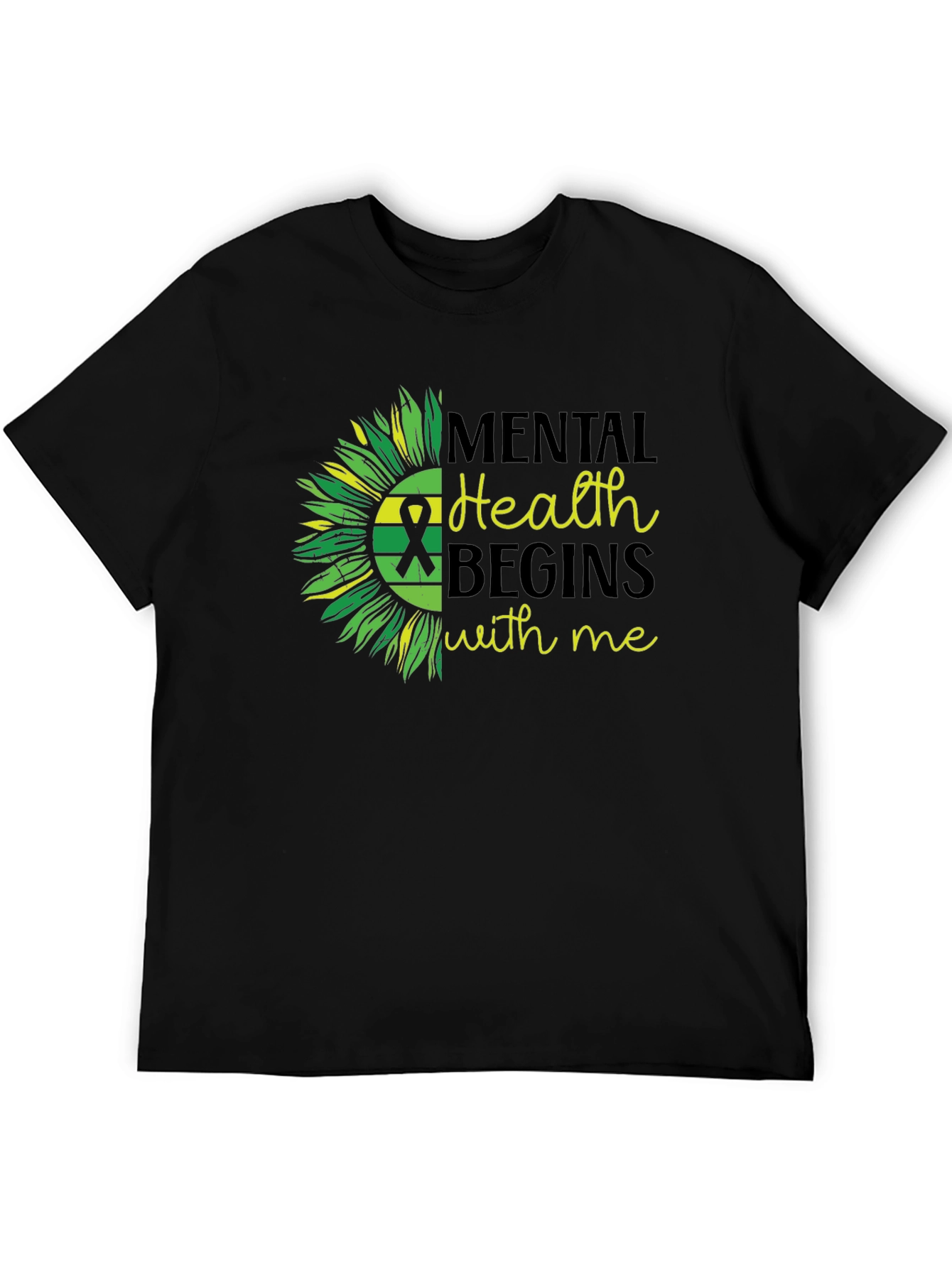 Mental Health Awareness Sunflower T-Shirt