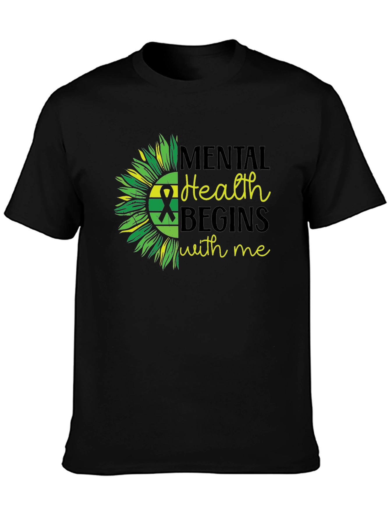 Mental Health Awareness Sunflower T-Shirt