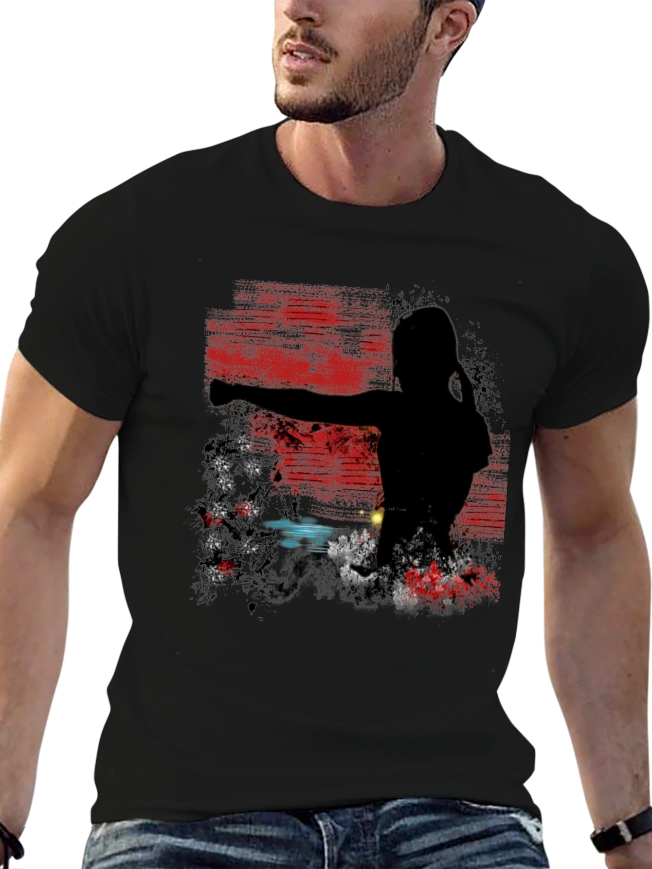 Martial Arts Silhouette T-Shirt