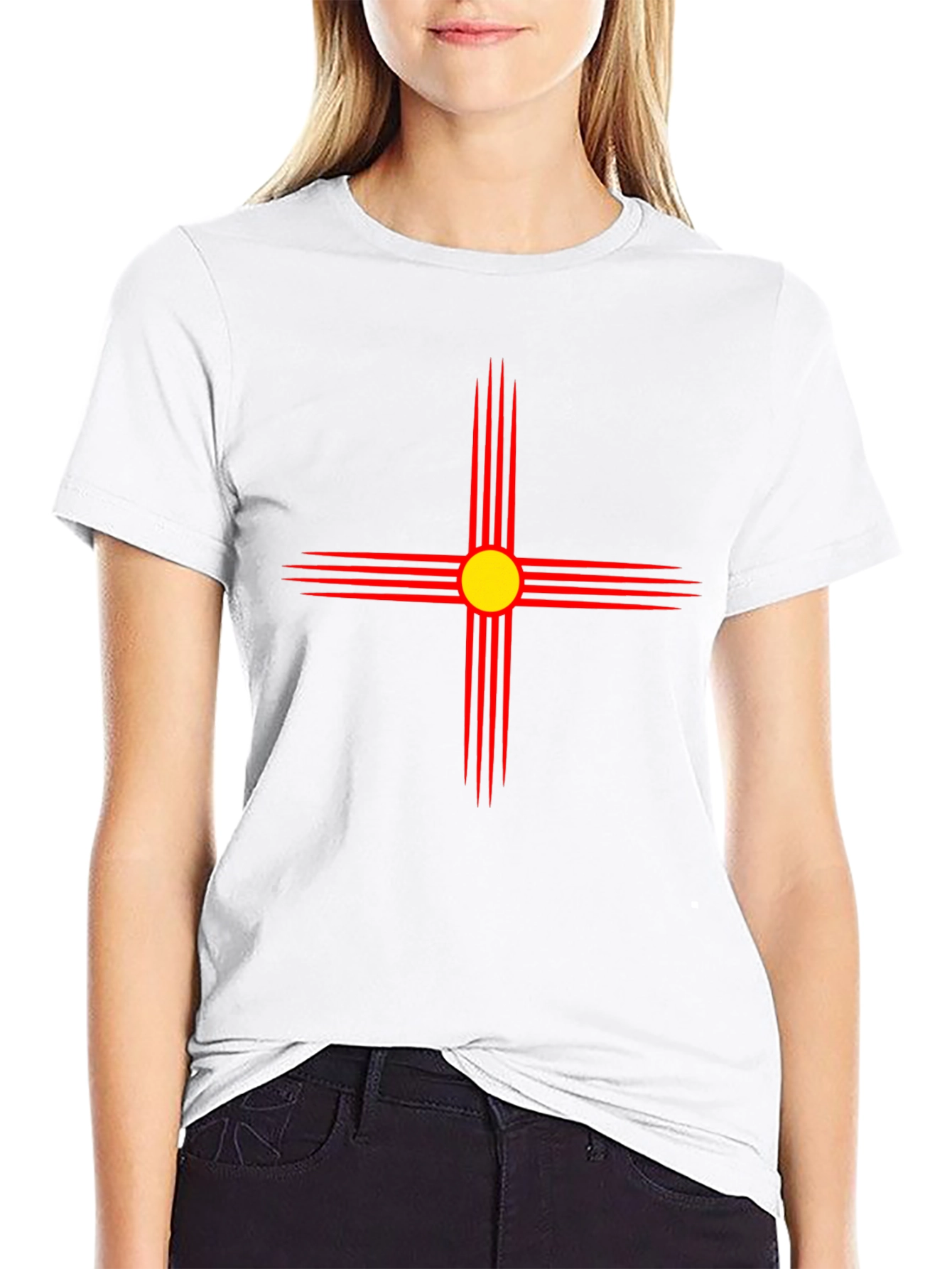Southwestern Sun Black T-Shirt
