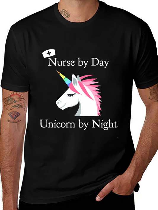 Nurse by Day Unicorn by Night T-Shirt