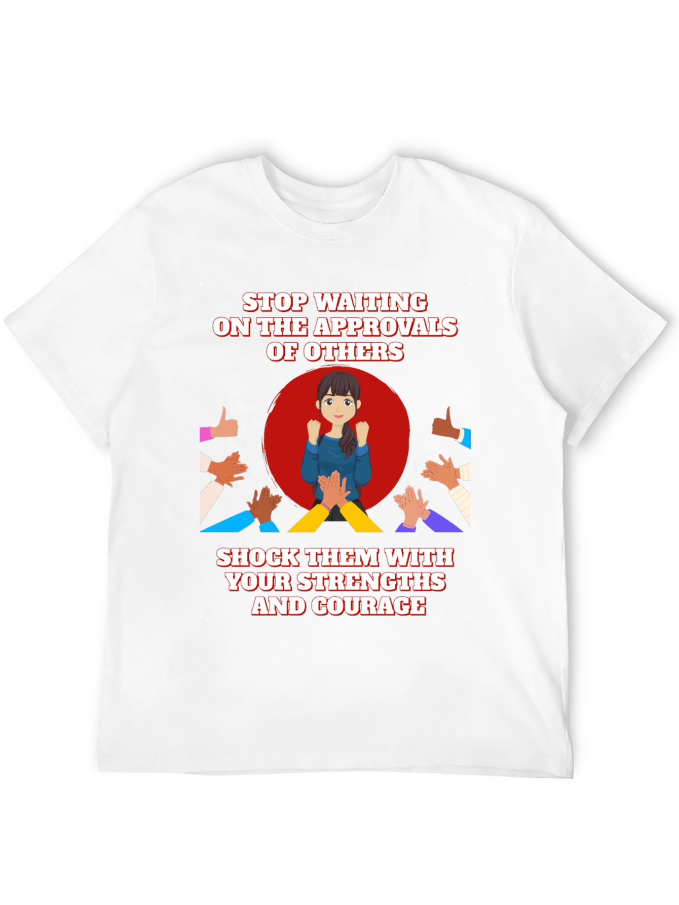 Empowerment T-Shirt: Strengths & Courage Design