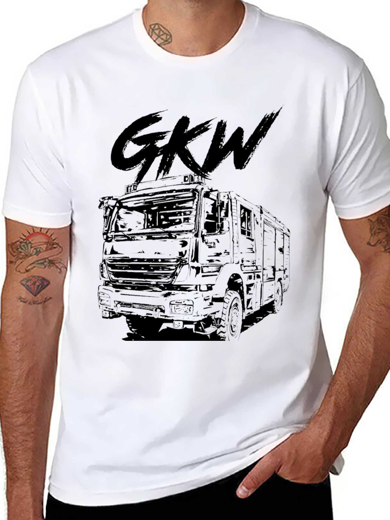 GKW Truck Graphic Tee - Black