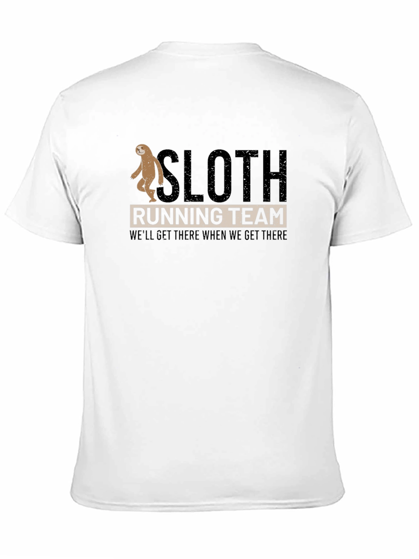 Sloth Running Team T-Shirt - Funny & Relaxed
