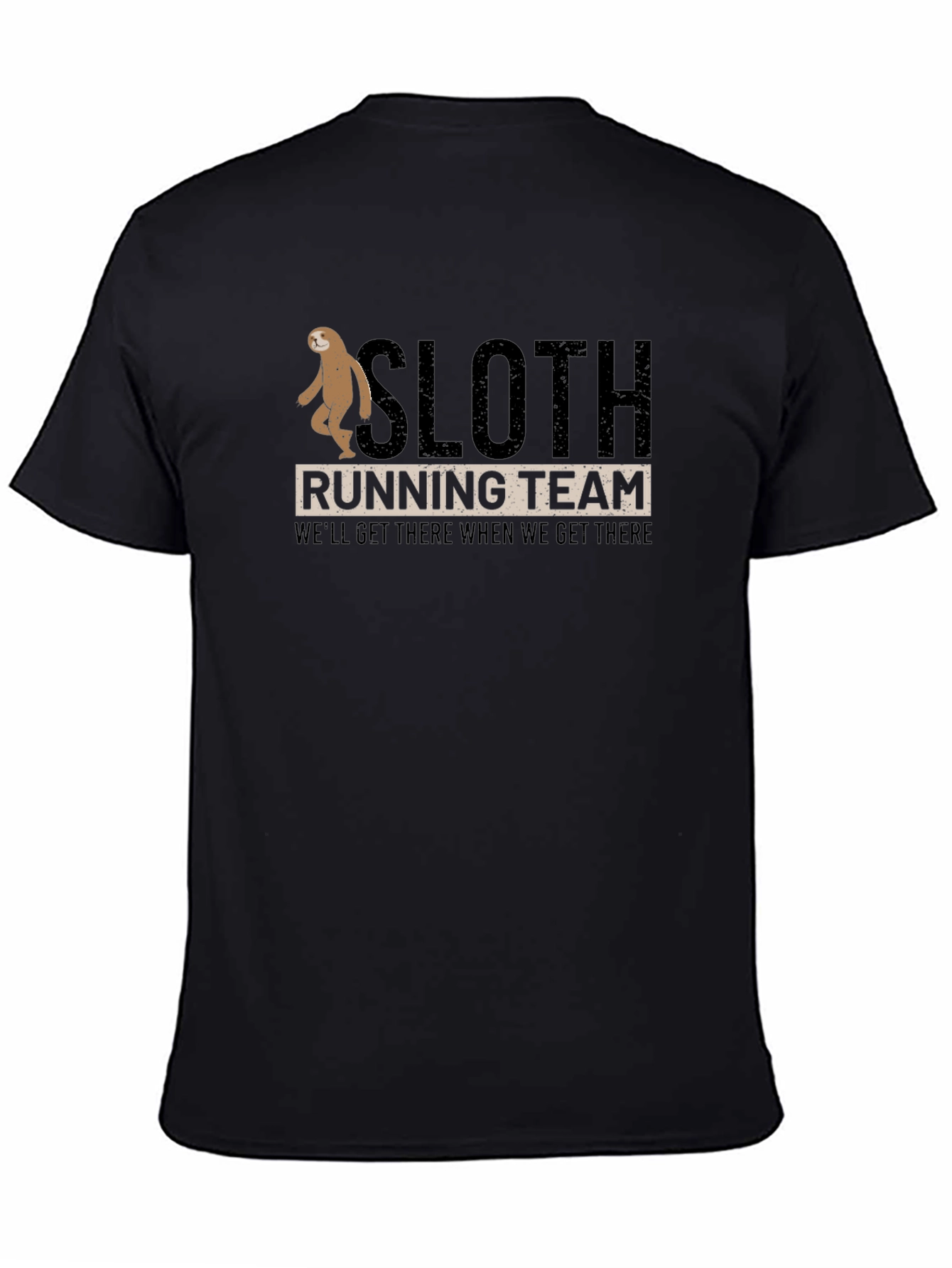 Sloth Running Team T-Shirt - Funny & Relaxed