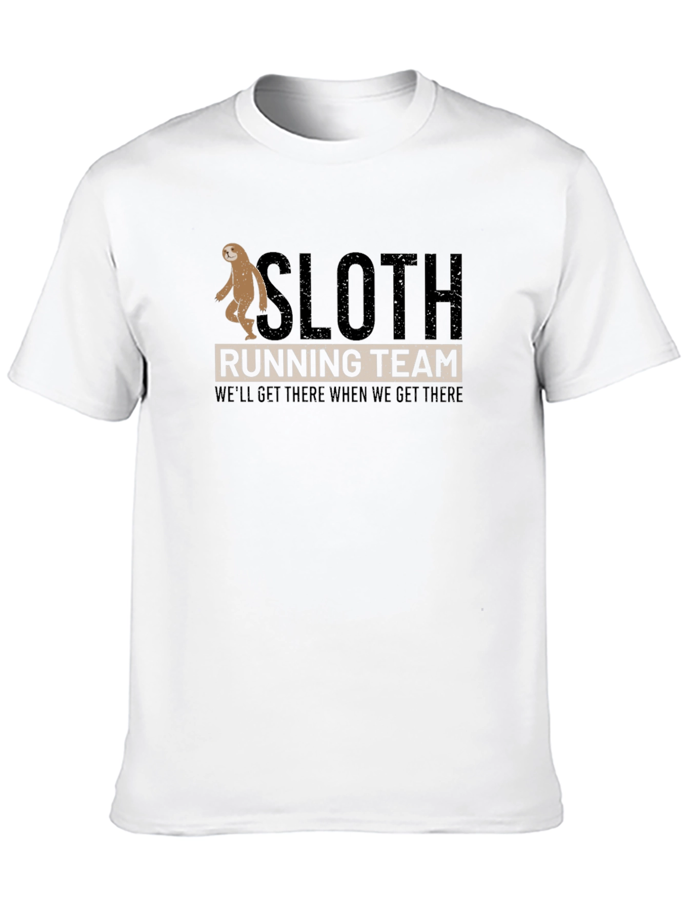 Sloth Running Team T-Shirt - Funny & Relaxed