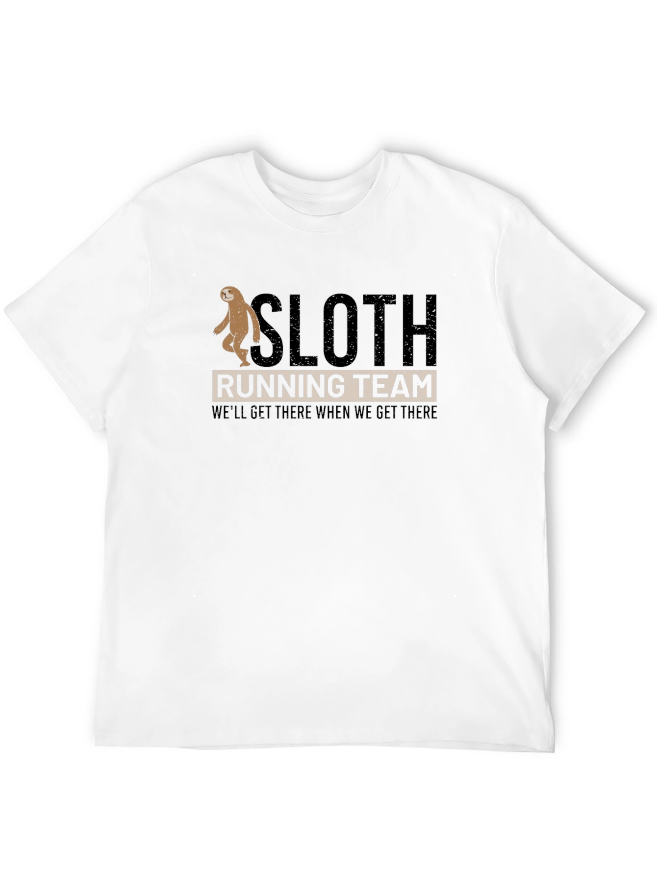 Sloth Running Team T-Shirt - Funny & Relaxed