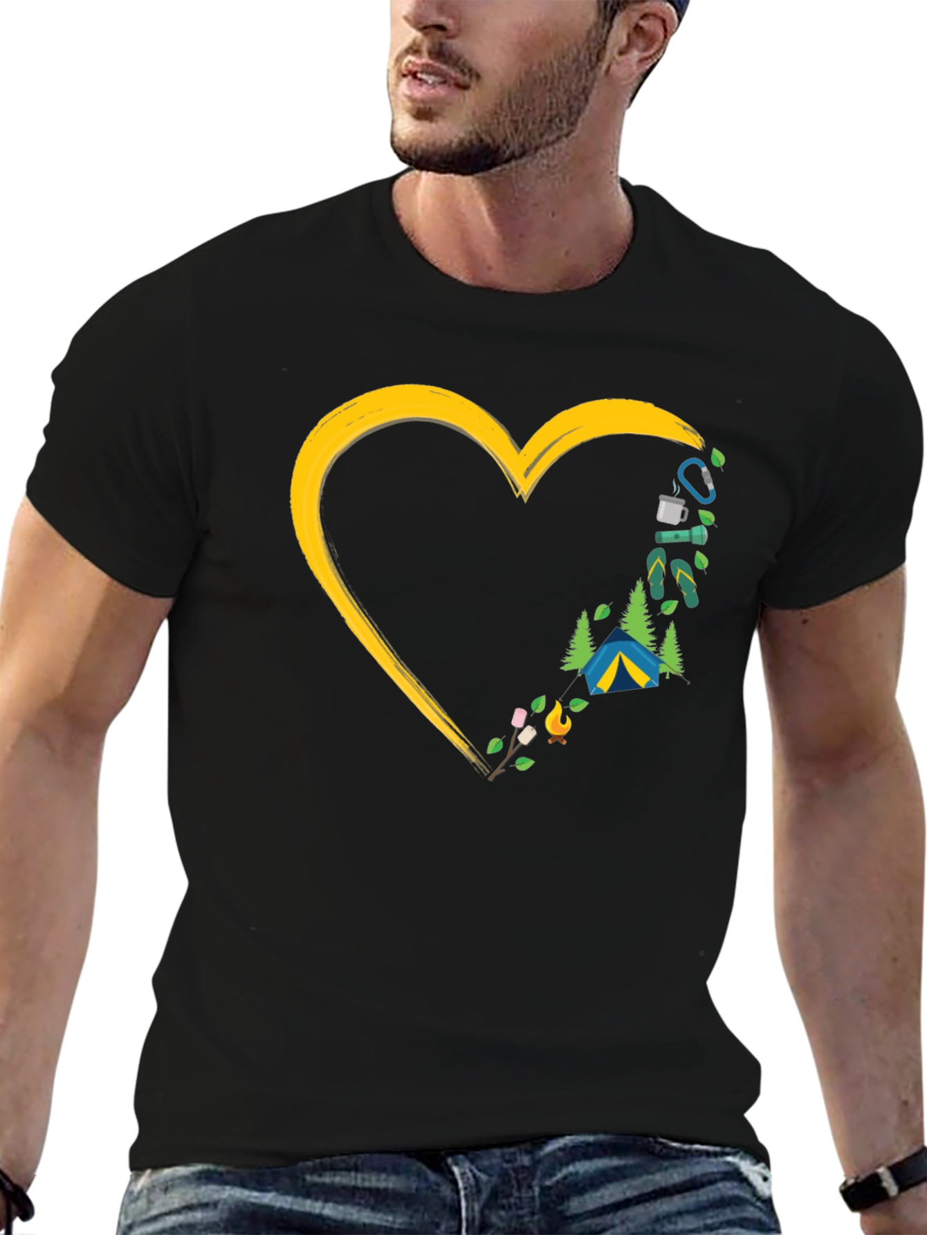 Camping Heart T-Shirt - Adventure Ready!