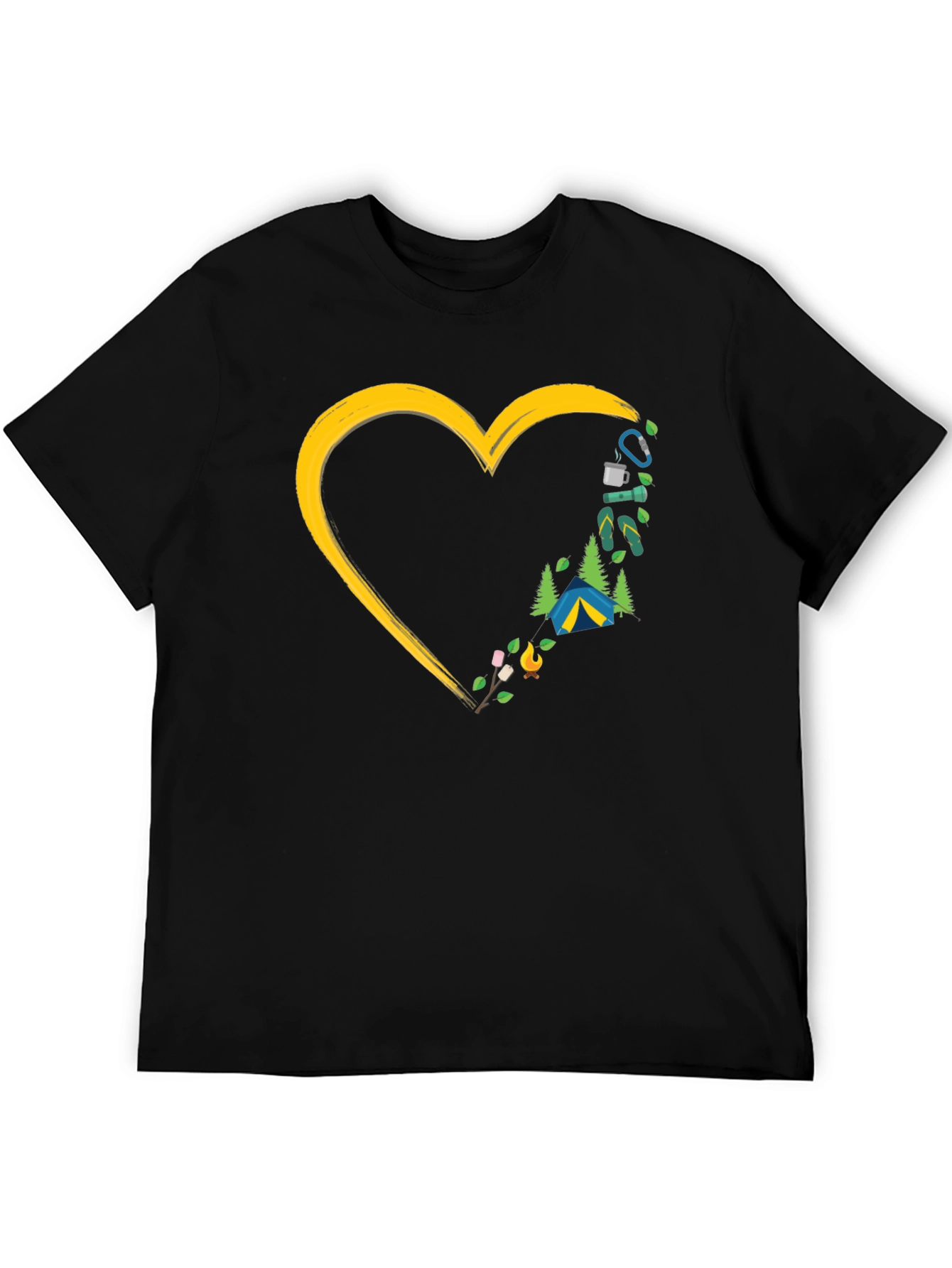 Camping Heart T-Shirt - Adventure Ready!