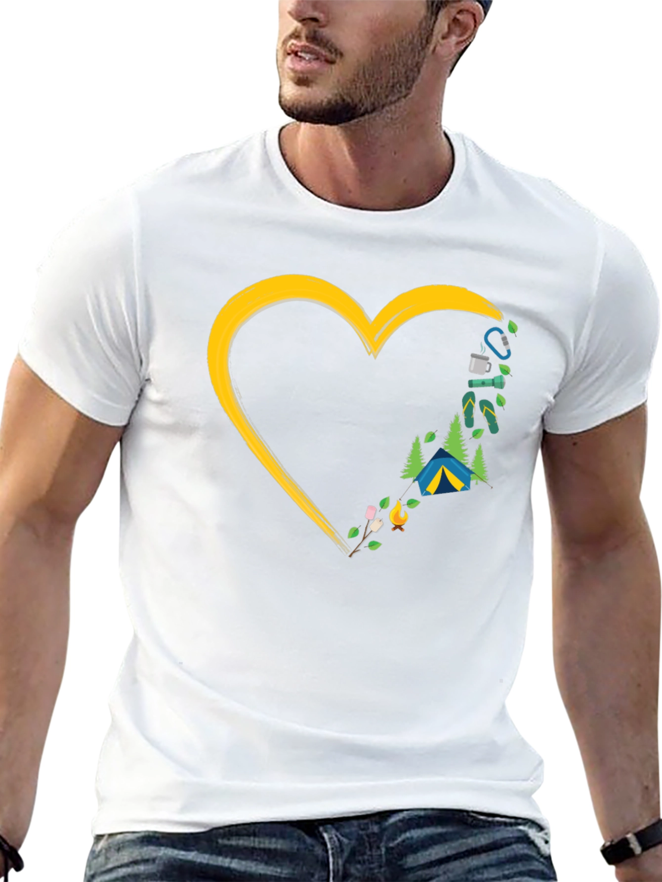 Camping Heart T-Shirt - Adventure Ready!