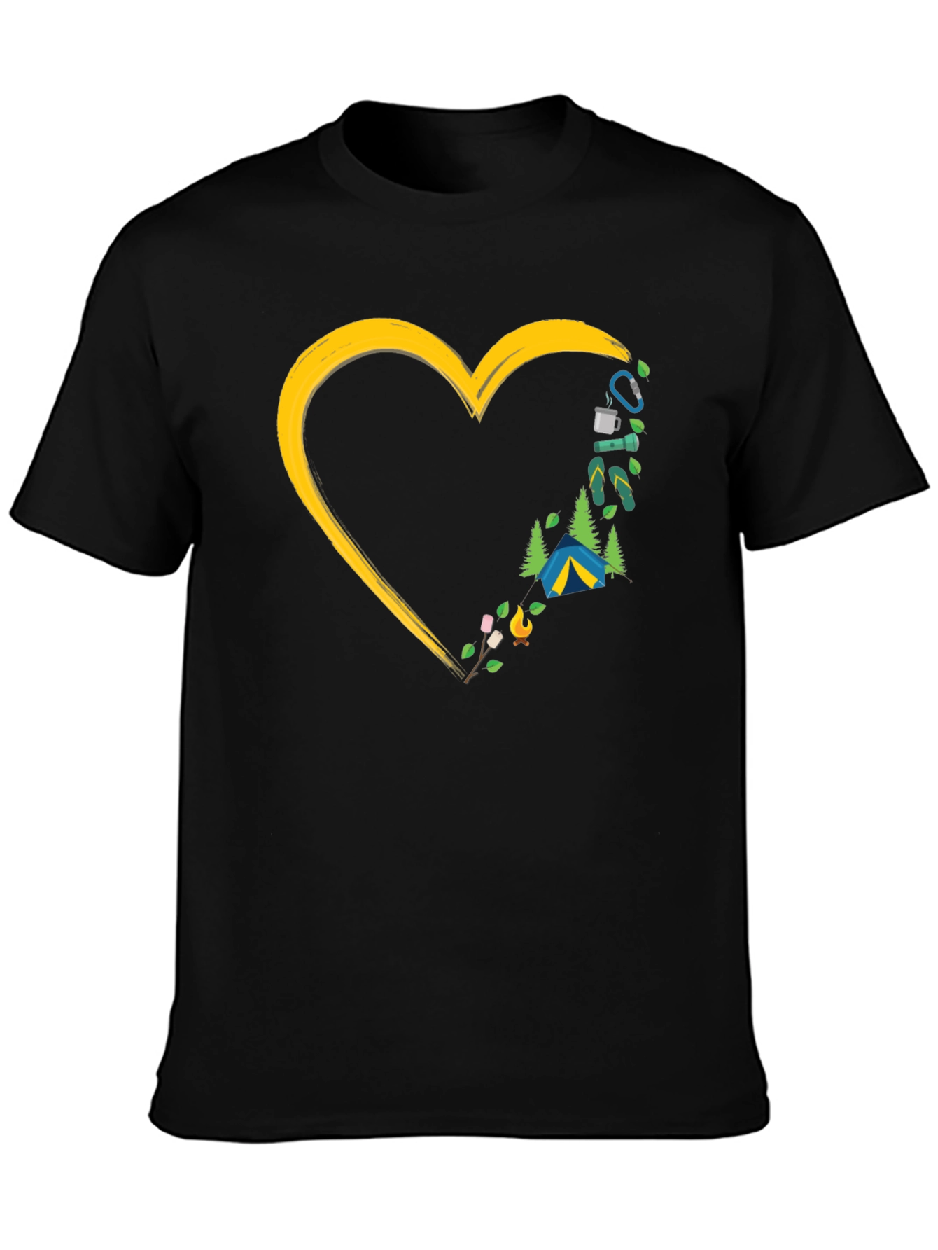 Camping Heart T-Shirt - Adventure Ready!