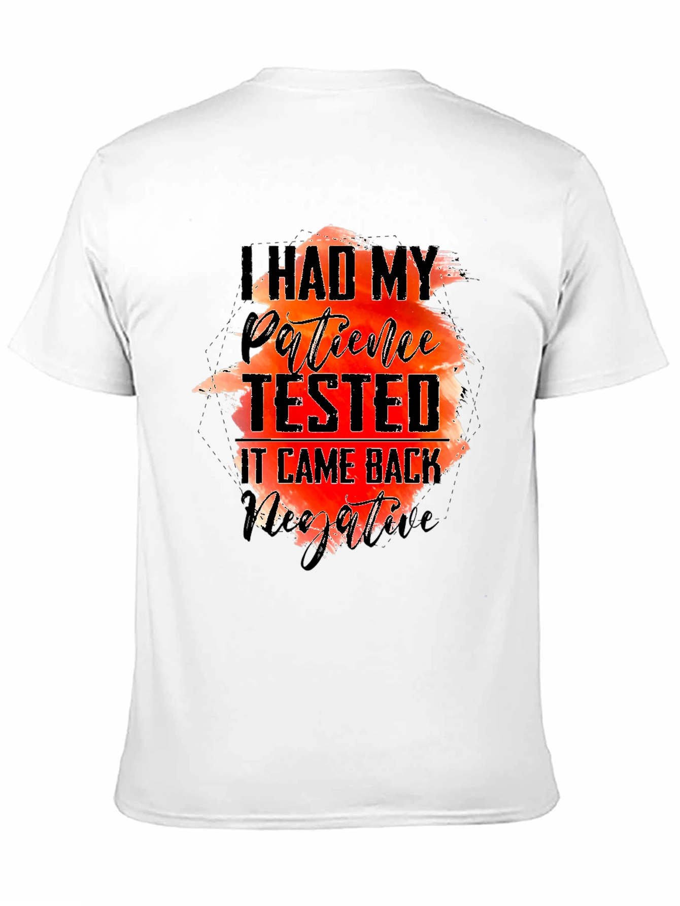 I Had My Patience Tested Black T-Shirt