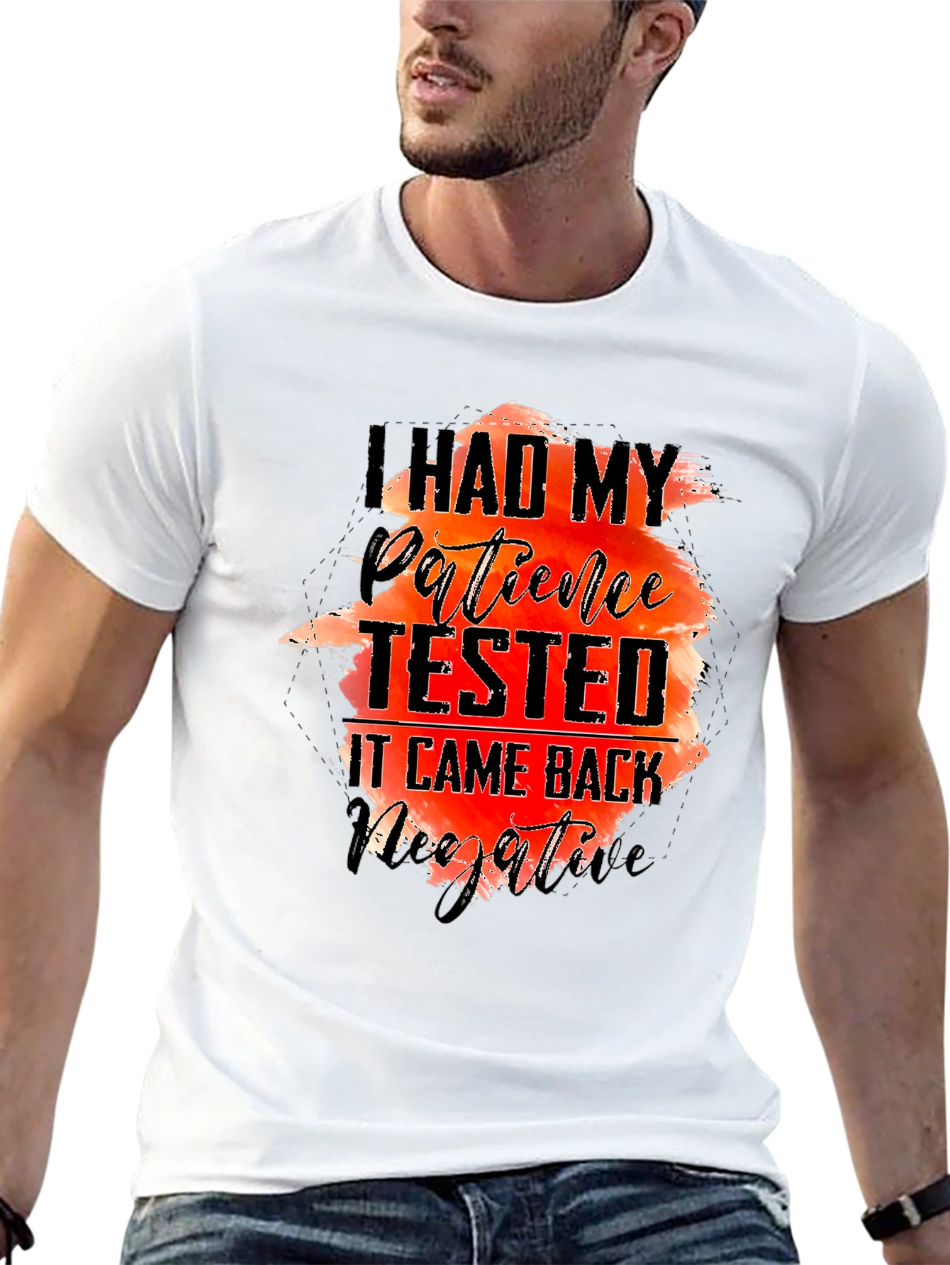 I Had My Patience Tested Black T-Shirt