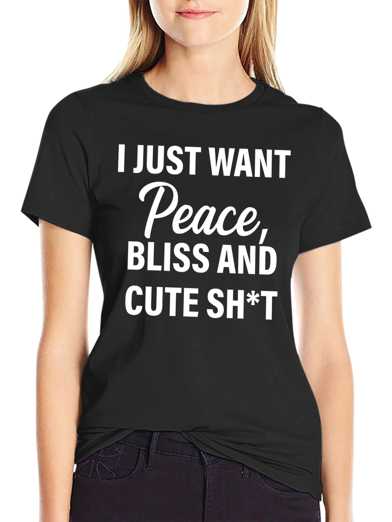 Peace Bliss & Cute Sh*t T-Shirt