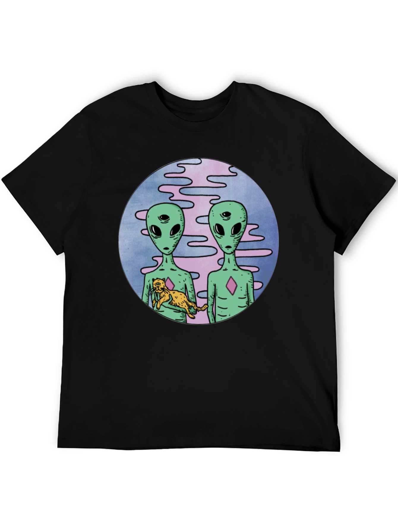 Alien Friends Graphic Tee