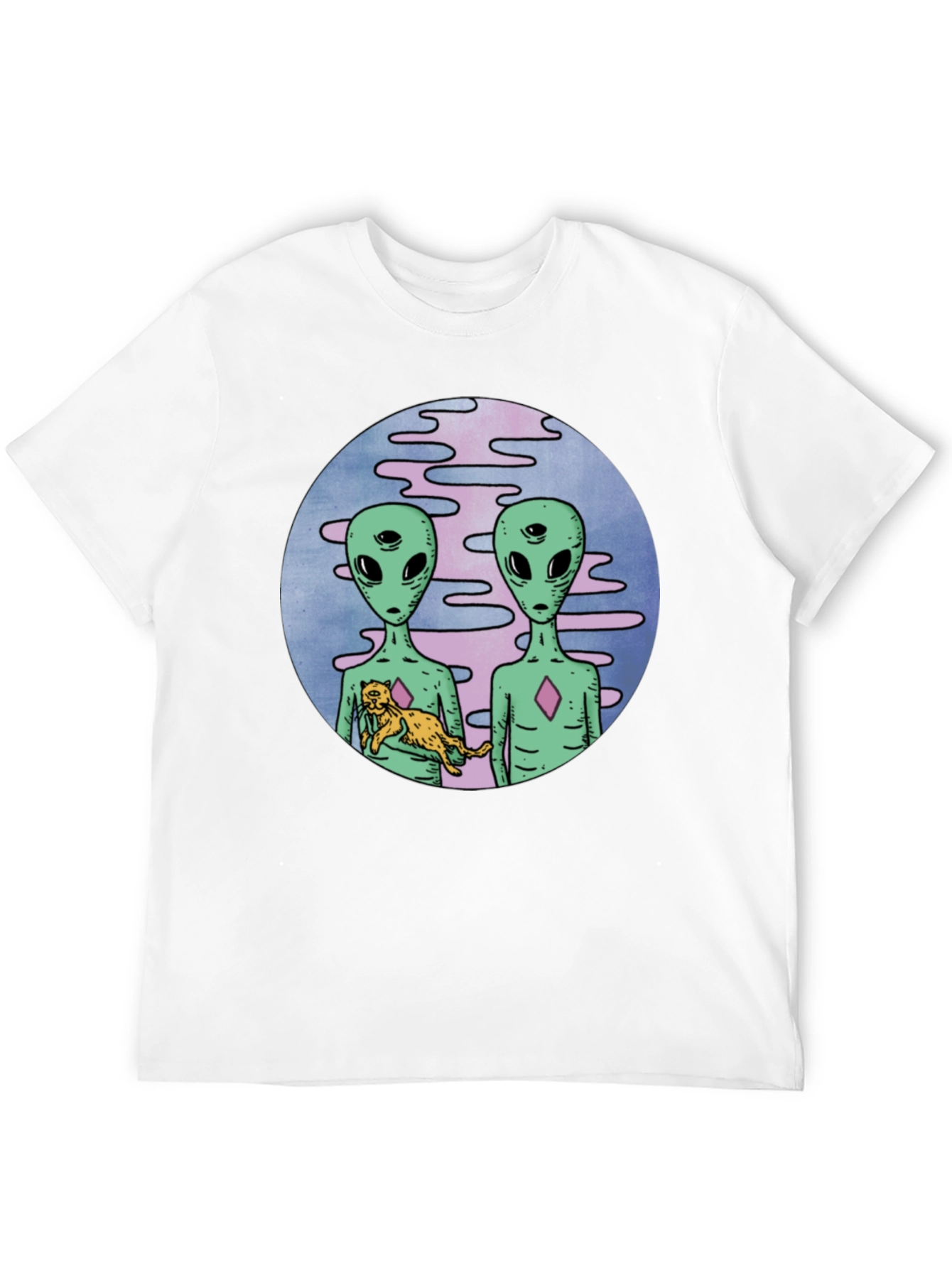 Alien Friends Graphic Tee