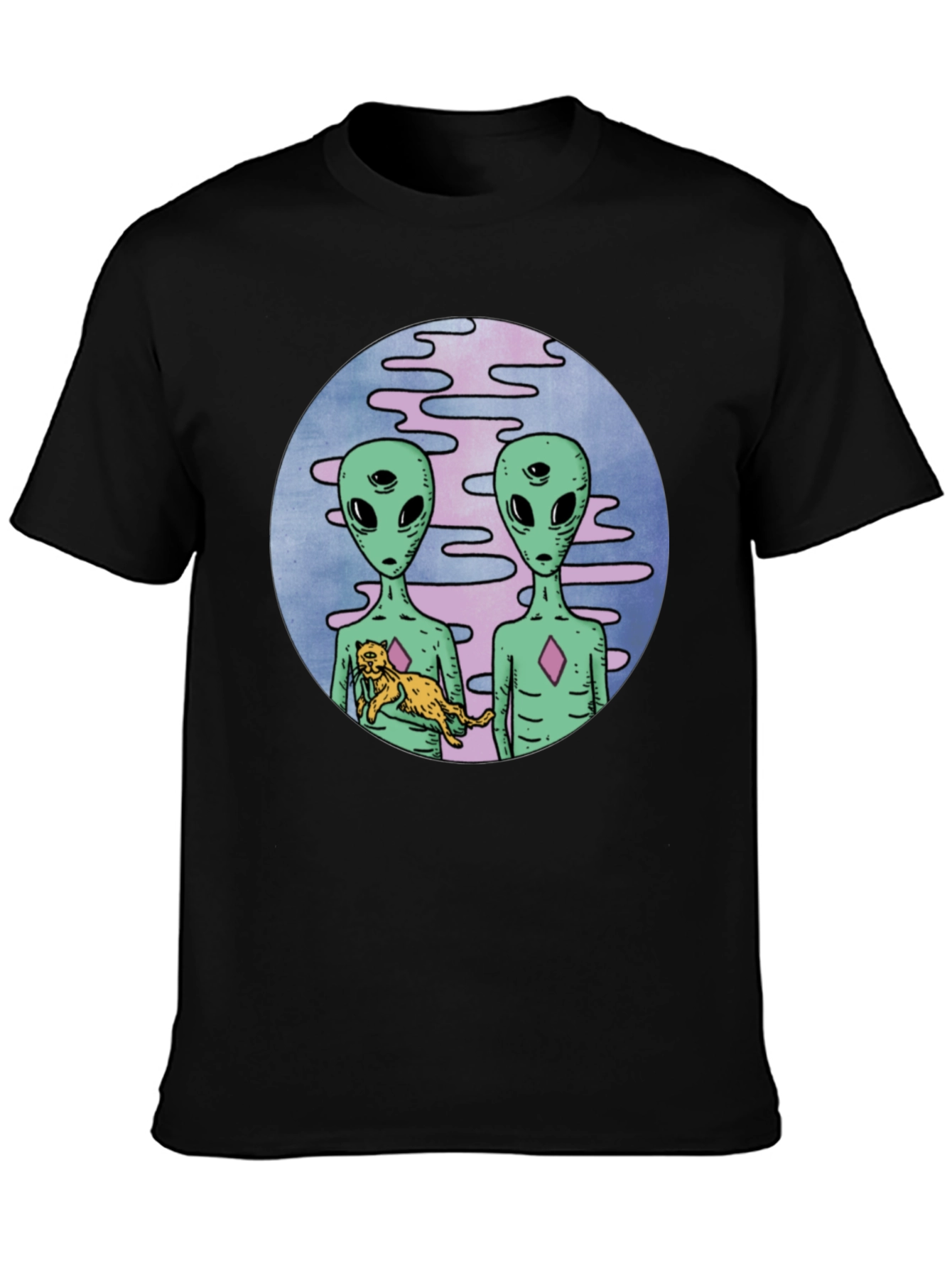 Alien Friends Graphic Tee