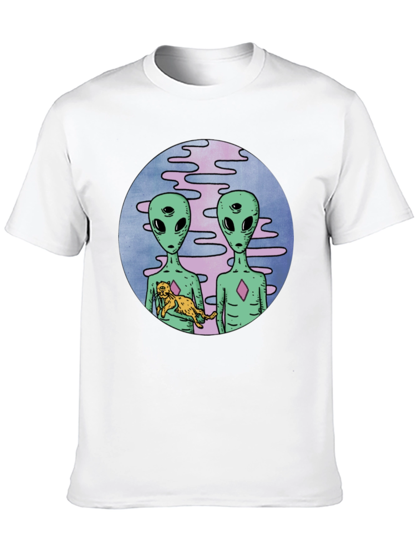 Alien Friends Graphic Tee