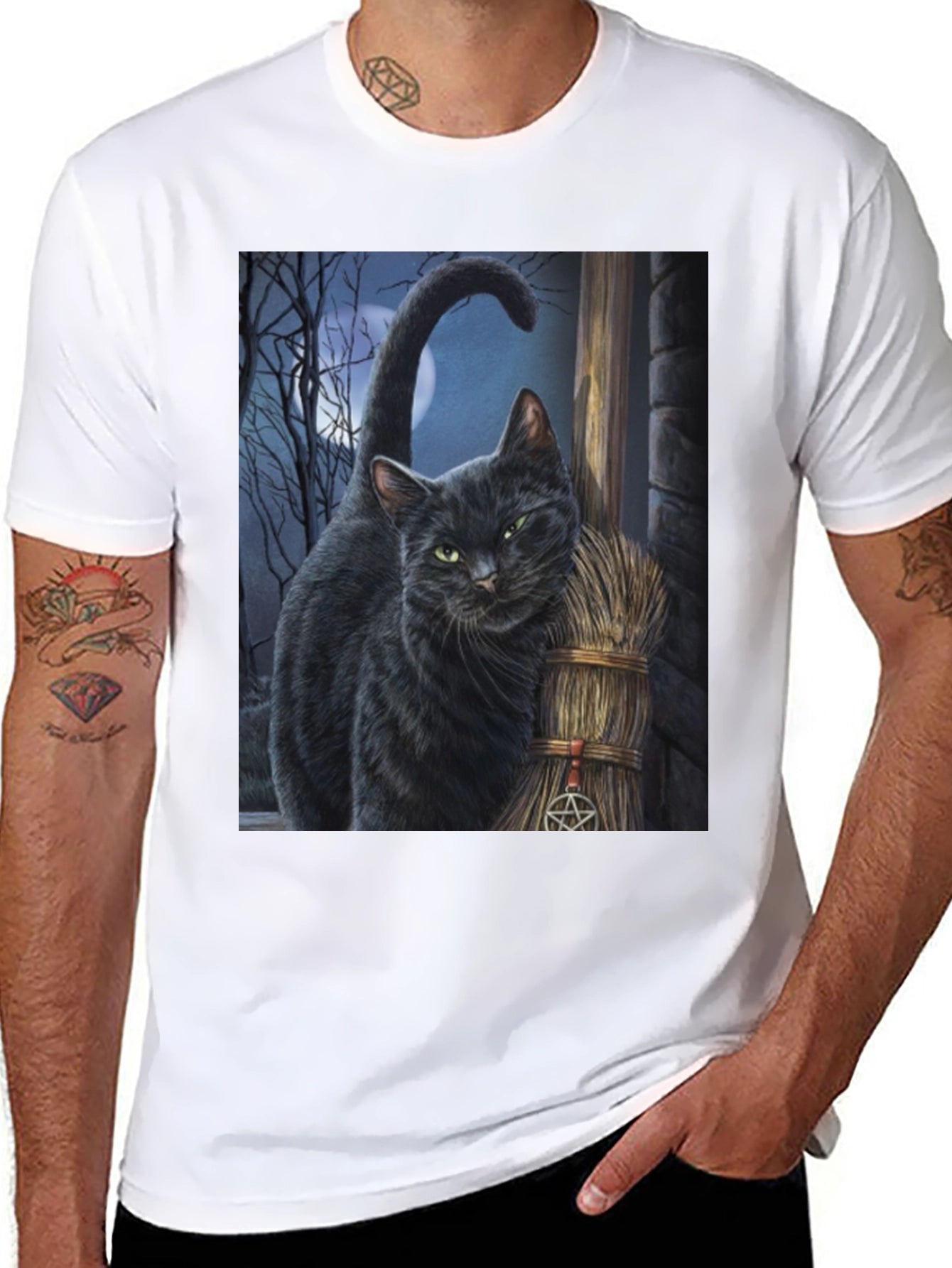 Black Cat Witchcraft T-Shirt