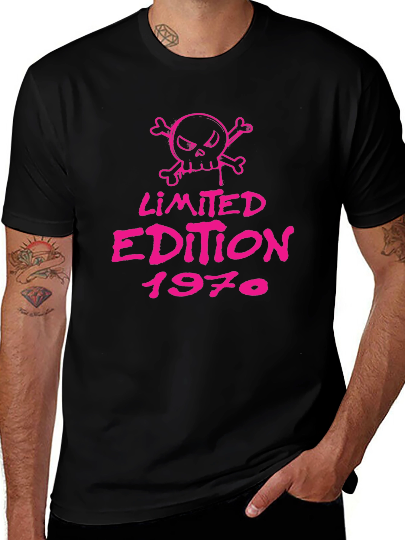 Limited Edition 1970 Skull Graphic T-Shirt