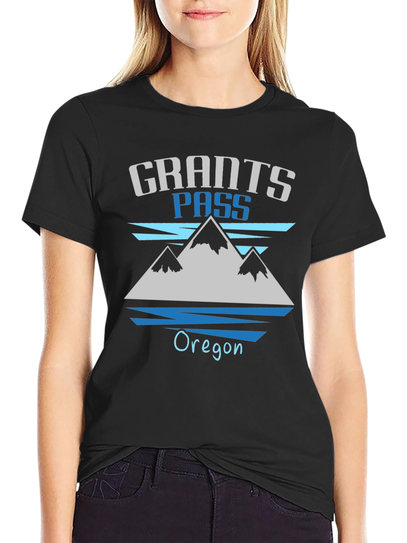 Grants Pass Oregon Mountain T-Shirt