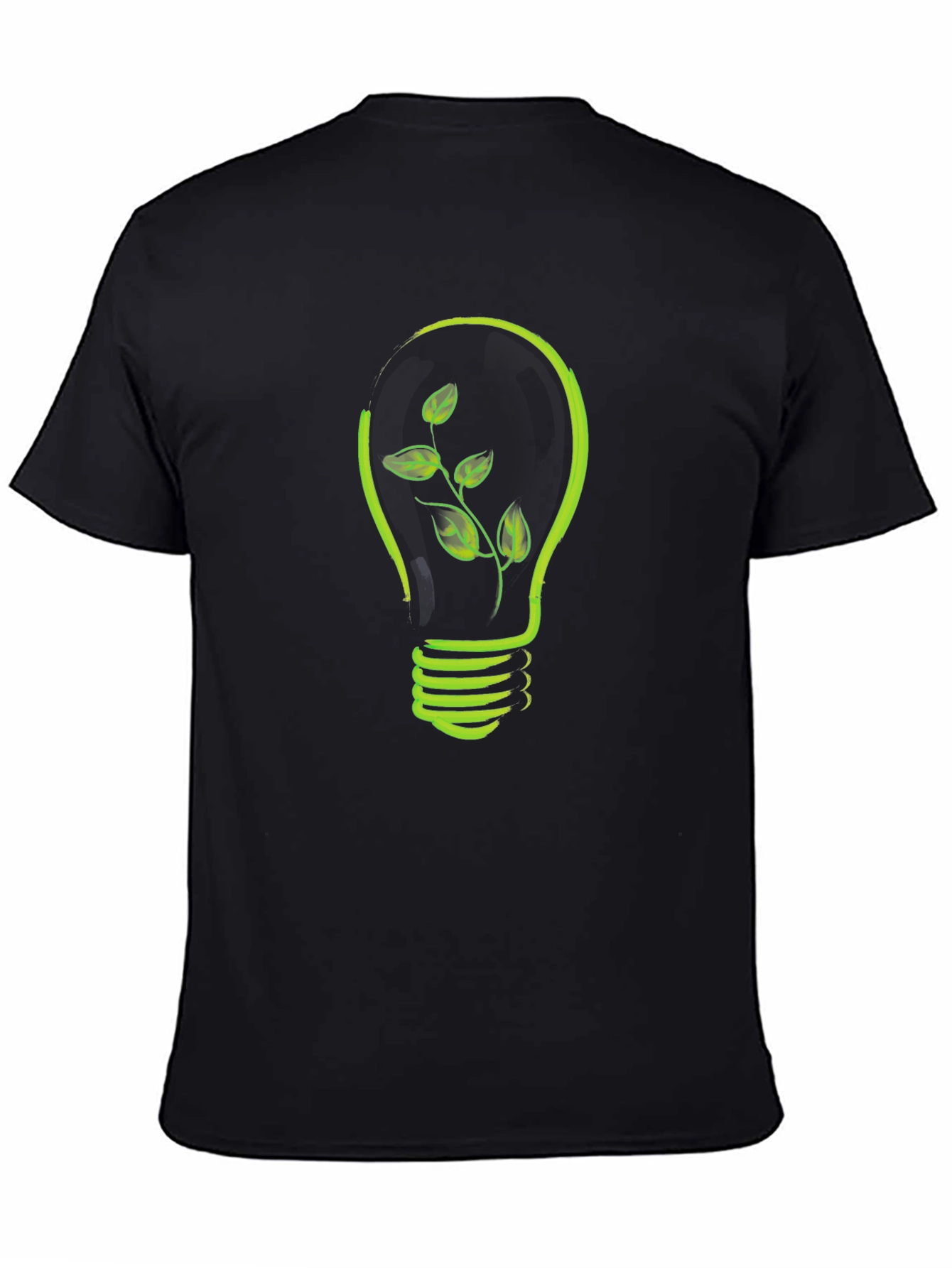 Eco-Friendly Bulb Tee - Black