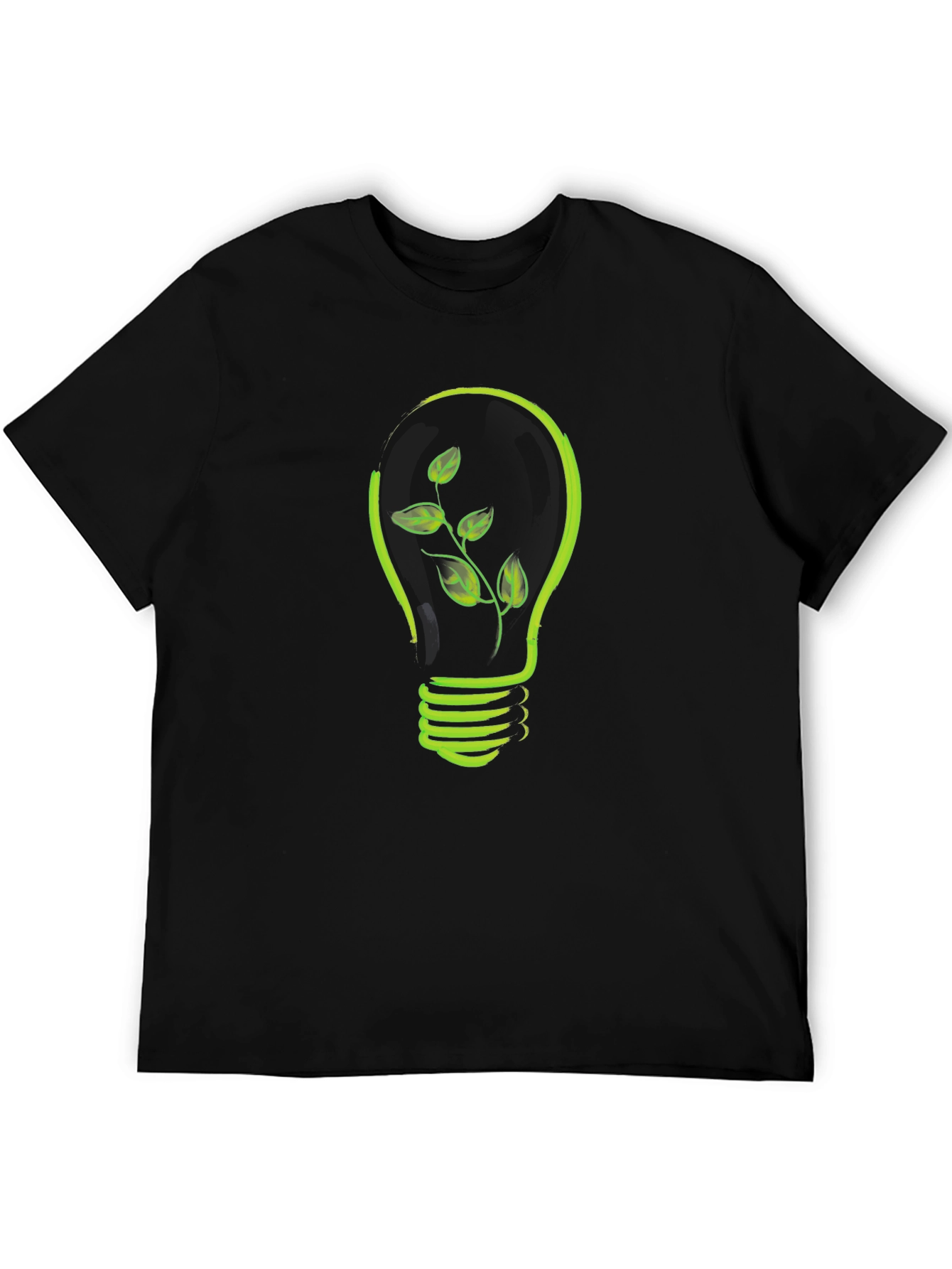 Eco-Friendly Bulb Tee - Black
