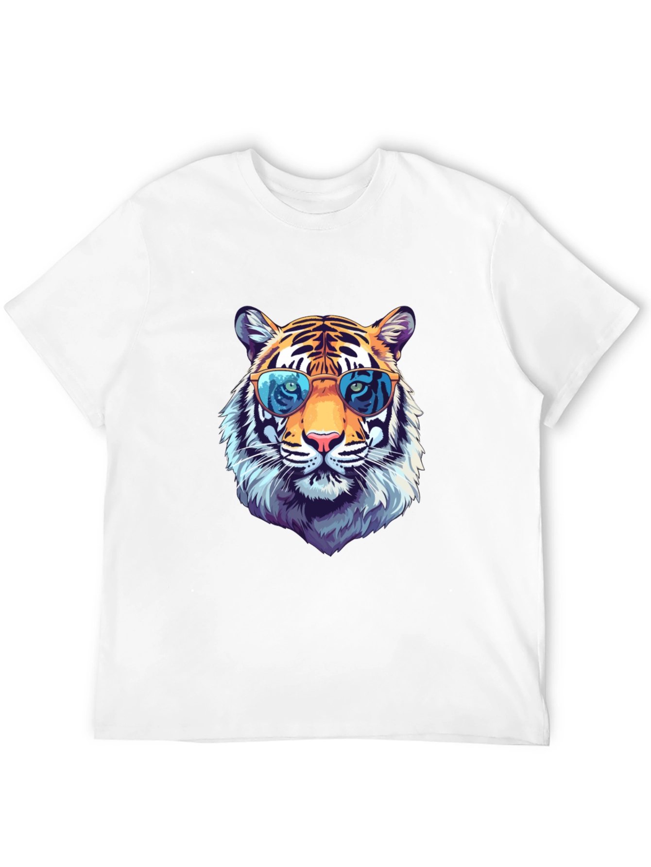 Cool Tiger Graphic Tee - Stylish Animal Print T-Shirt