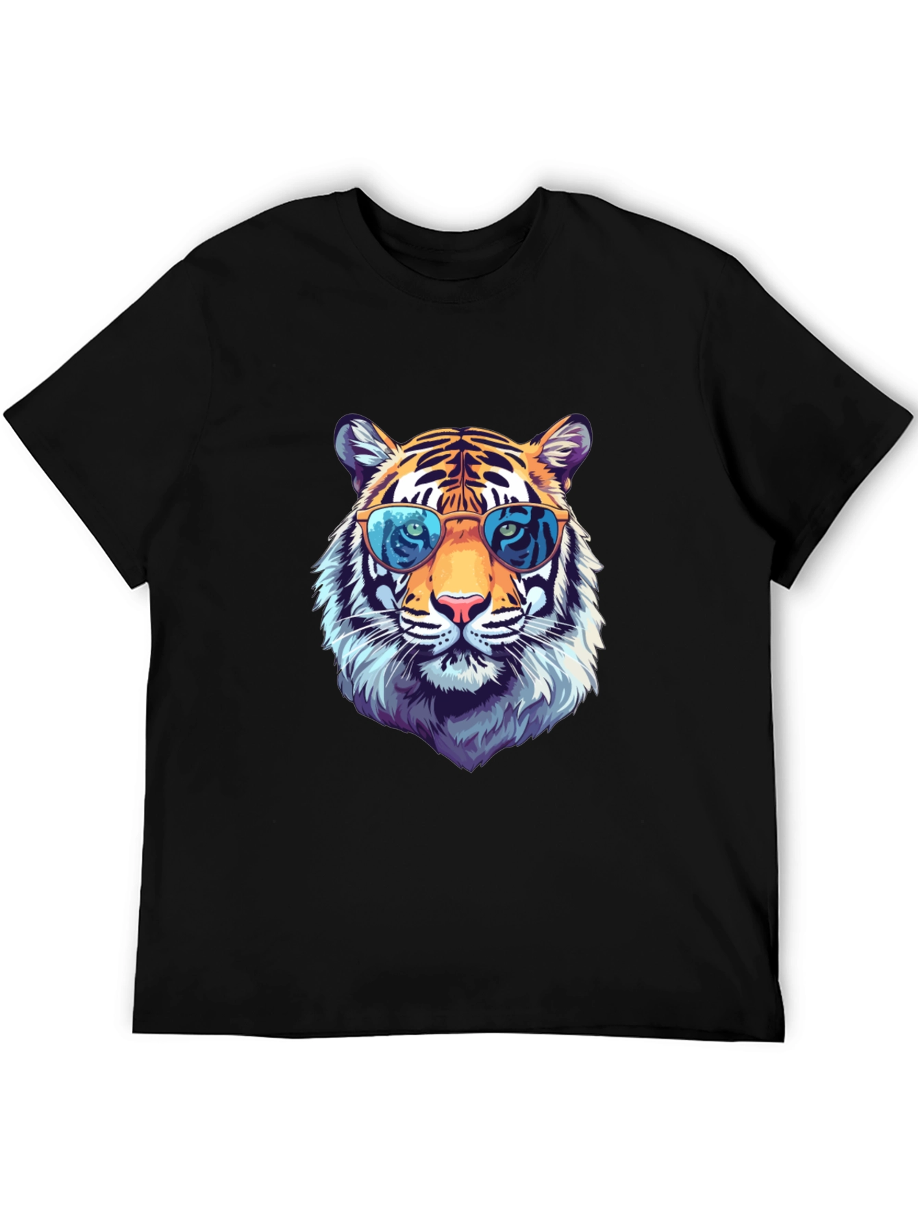 Cool Tiger Graphic Tee - Stylish Animal Print T-Shirt