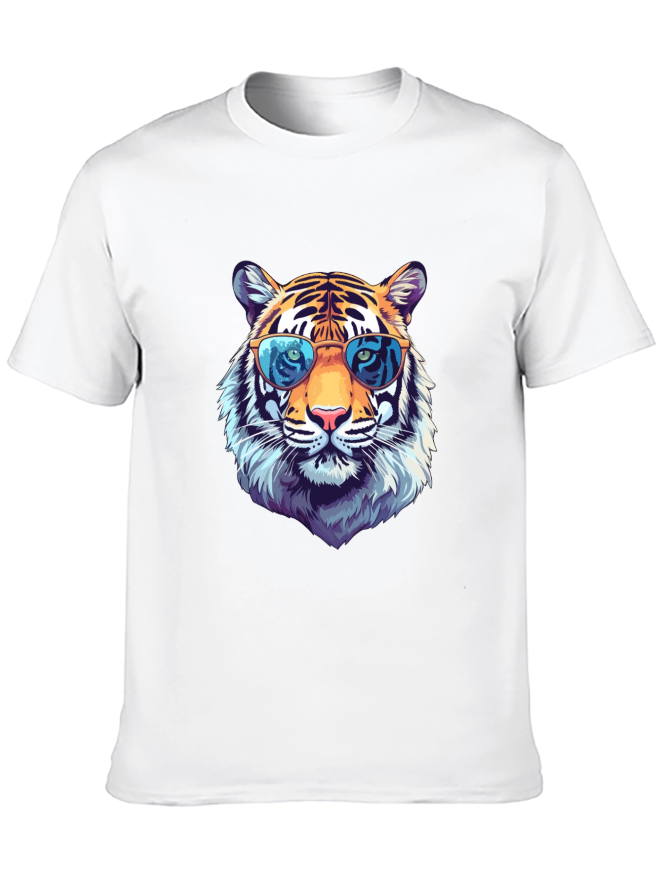 Cool Tiger Graphic Tee - Stylish Animal Print T-Shirt